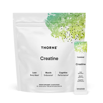 THORNE Creatine - Micronized Creatine Monohydrate Powder - Support for Muscles & Cognitive Function* - for Women & Men - Unflavored - NSF Certified for Sport - 5 g per Serving - 30 Servings THORNEAu supplements