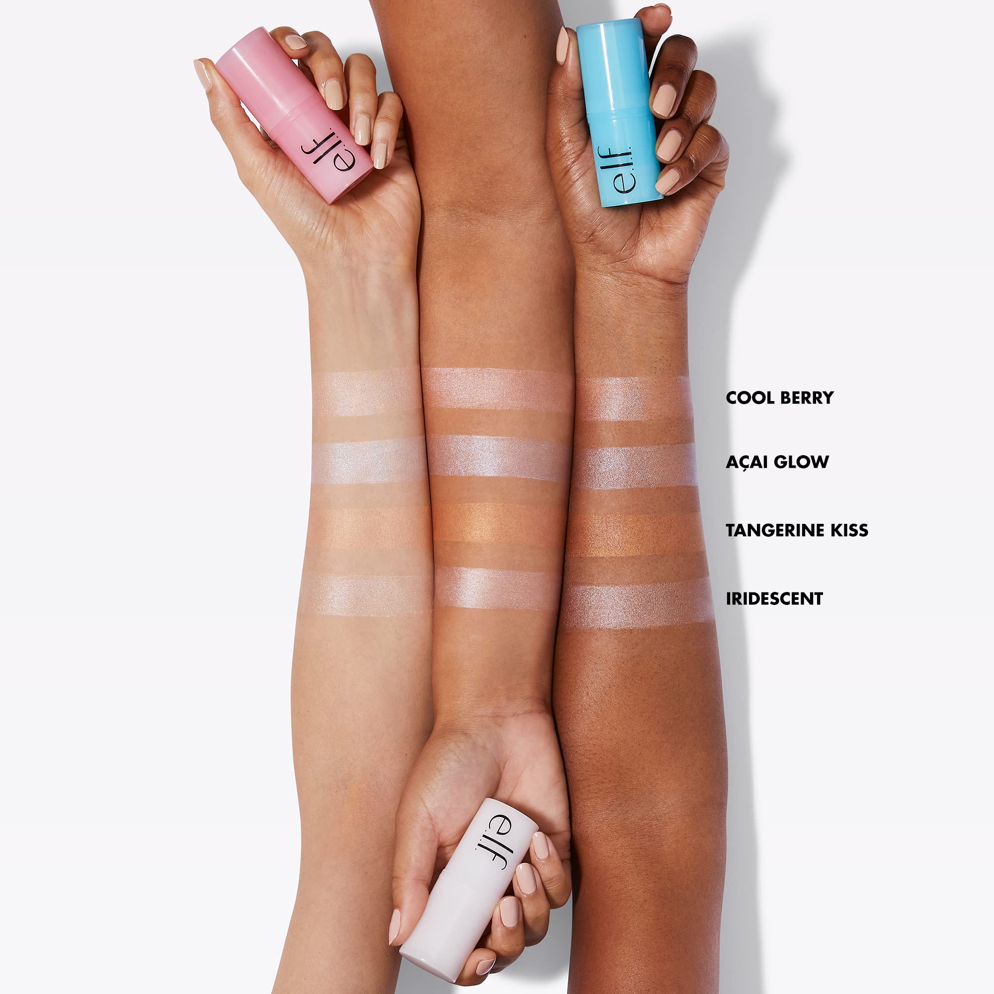 e.l.f. Daily Dew Stick, Cooling Highlighter Stick For Dewy Skin, Gives Your Complexion A Radiant Glow, Vegan & Cruelty-Free, Iridescent e.l.f.Au supplements