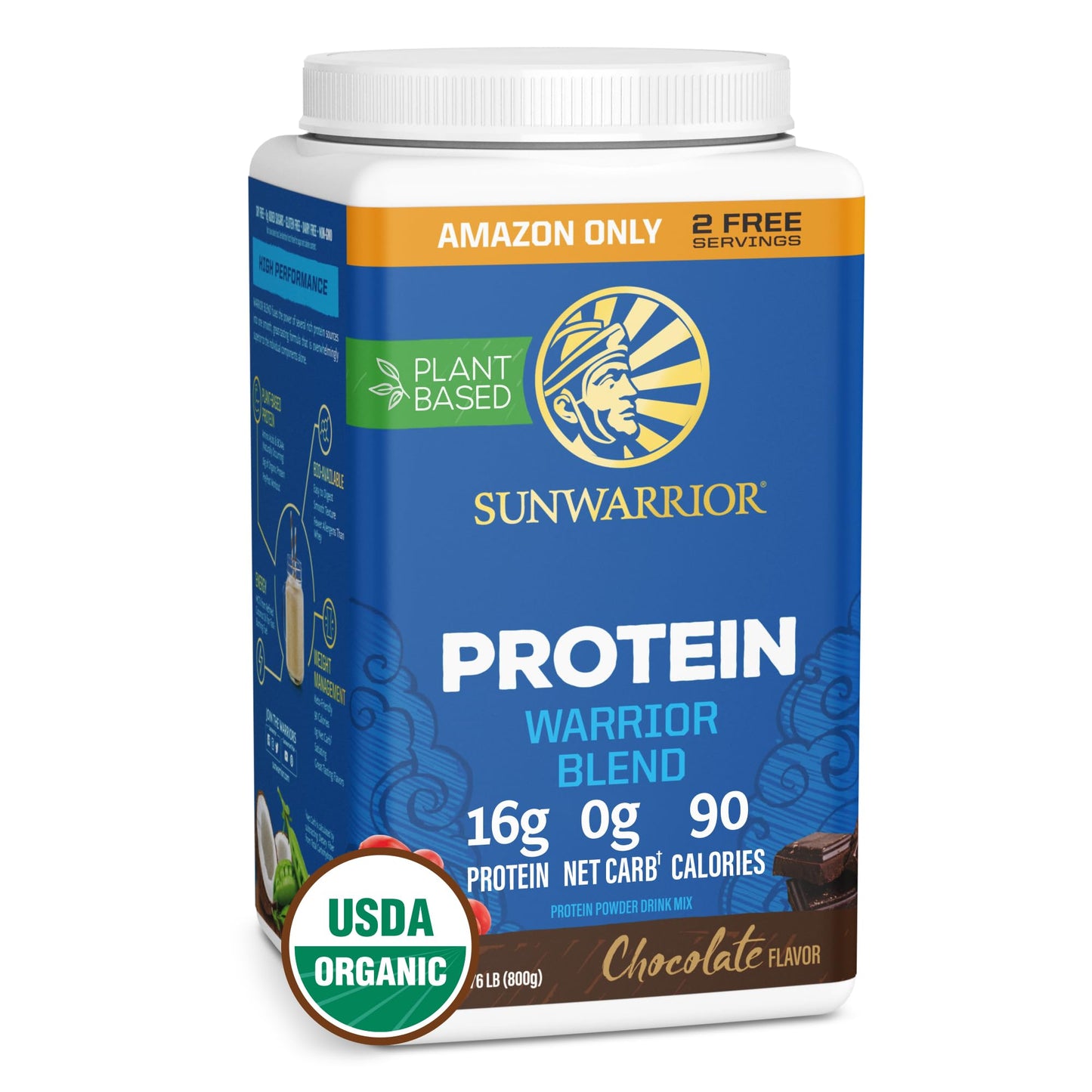 Vegan Protein Powder Plant-based Protein Powder USDA Organic | BCAA Amino Acids SunwarriorUS supplements