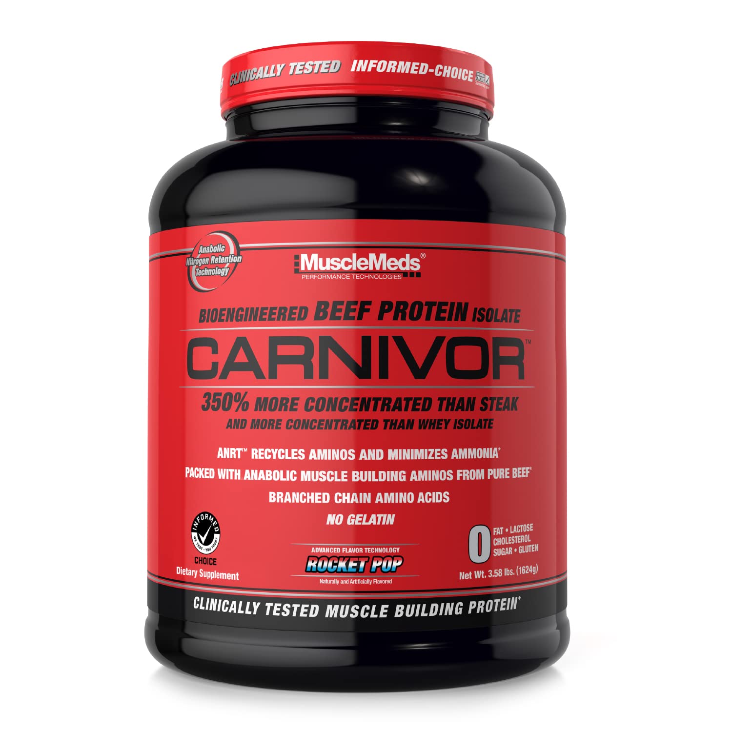 MuscleMeds CARNIVOR Beef Protein Isolate Powder, Muscle Building, Recovery, Lactose MuscleMedsUS supplements
