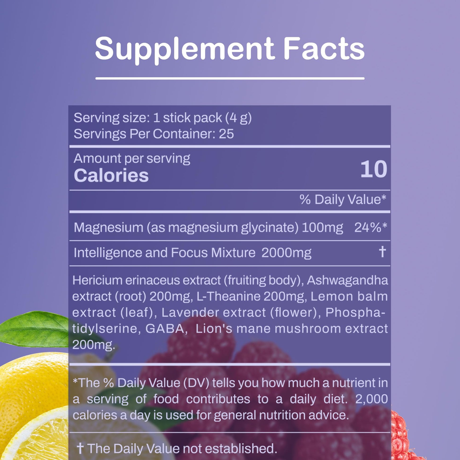 Super Cortisol Drink – Calm Magnesium Powder, L-Theanine, Lion’s Mane & Ashwagandha | Relaxation, Focus & Stress Balance for Women | Sugar-Free, On-The-Go | Red Raspberry Flavor, 25 Servings QIN SHAN TANGAu supplements