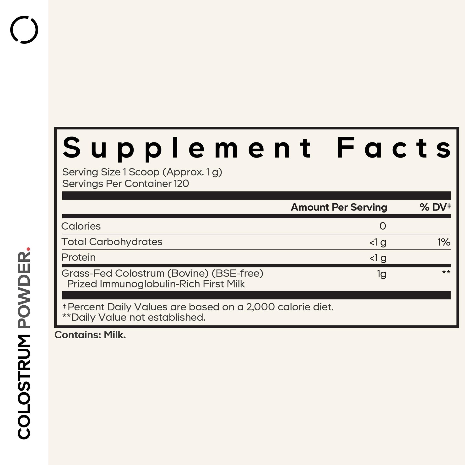 Codeage Bovine Colostrum Powder Supplement 4-Month Supply, 1000mg per Serving, Grass-Fed Ethically Sourced, Immunoglobulin-Rich Prized First Milk, Cold-Chain Pasteurized, Agglomerated, Non-GMO, 4.3 OZ CodeageAu supplements