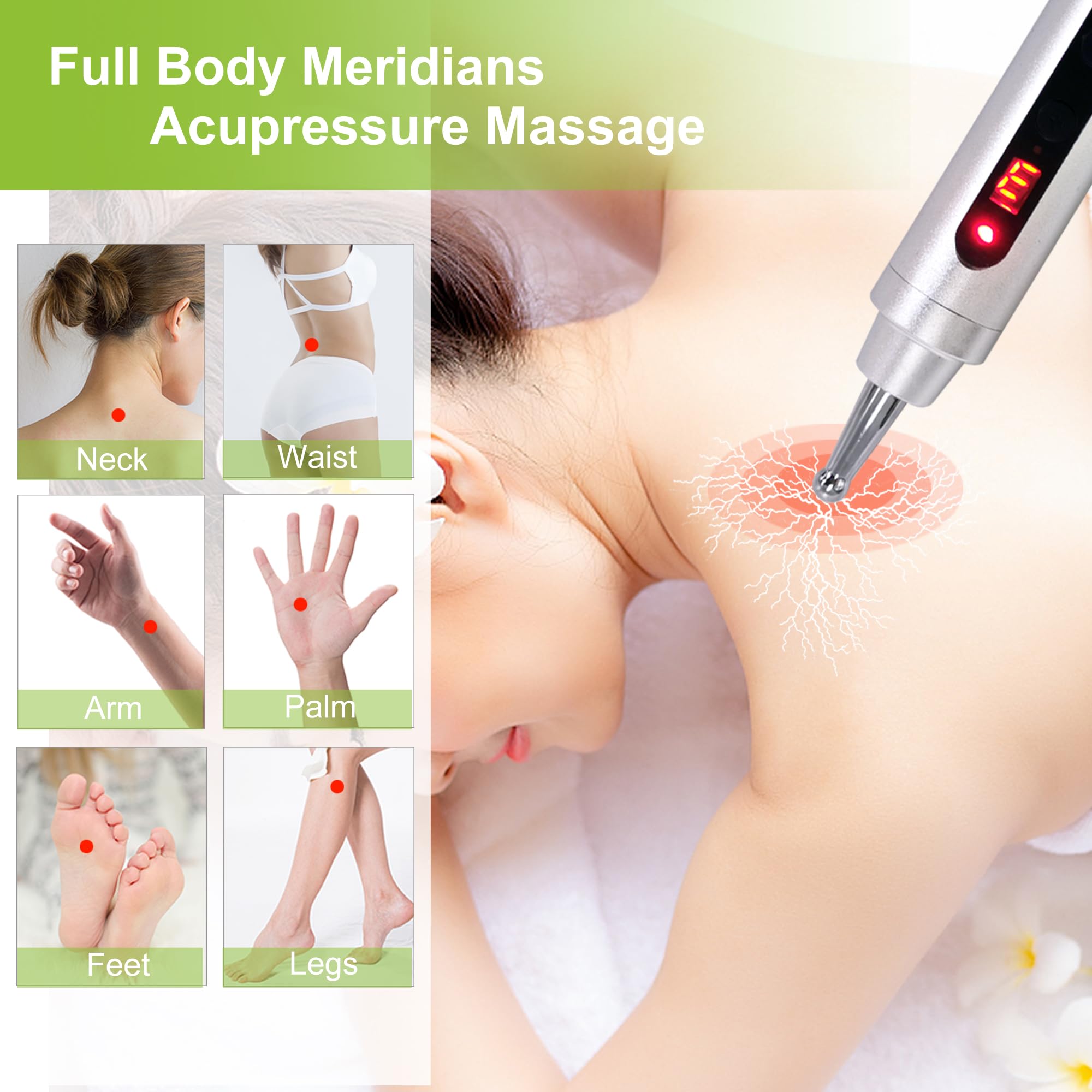 Global Care Market Meridians Energy Pen - Electronic Meridian Acupuncture Massage Pen Global Care MarketAu supplements