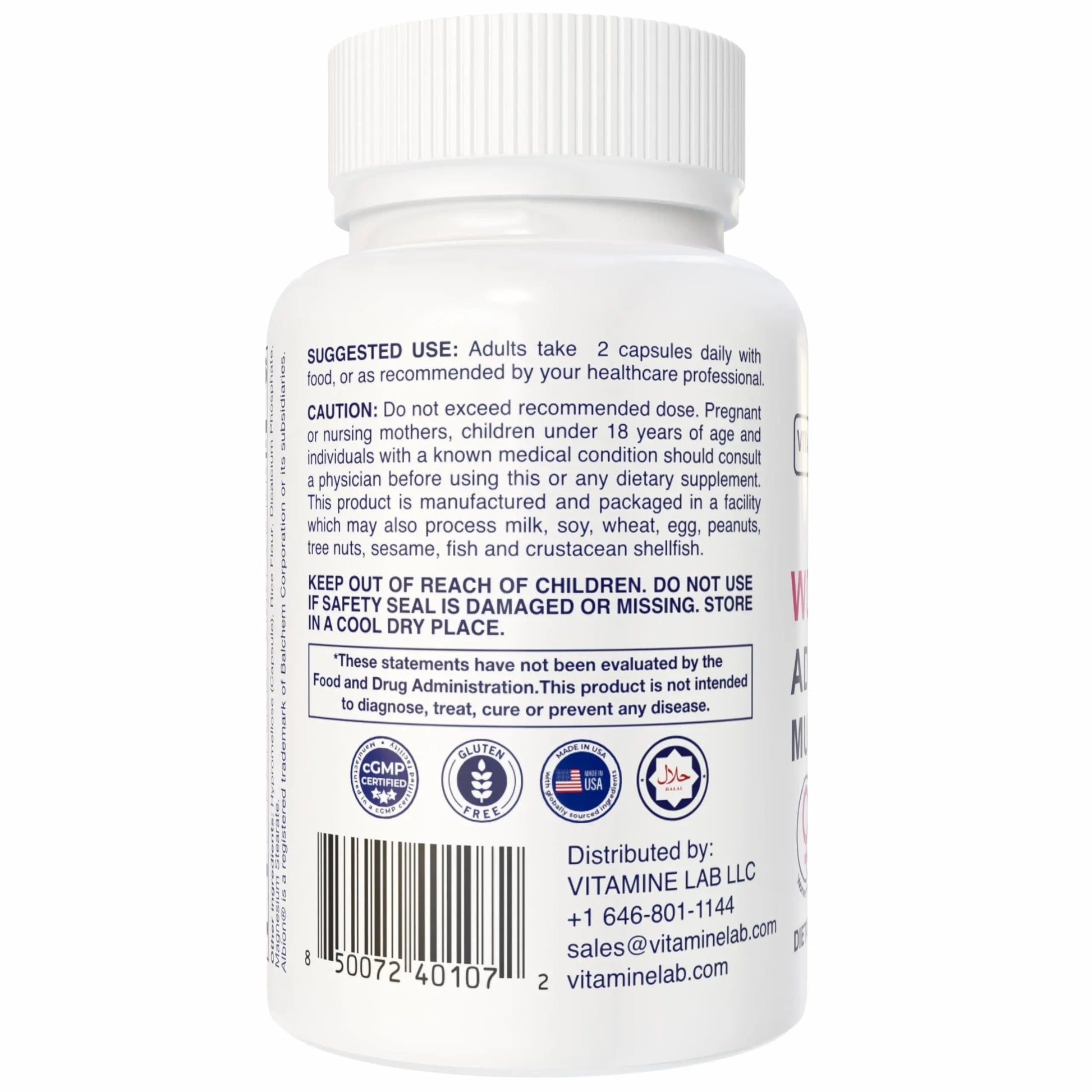 VITA MINE LAB Women's Advanced Multivitamin, Supports Energy, Immune Health & Overall Well-Being, Gluten-Free, Halal VITA MINE LABAu supplements