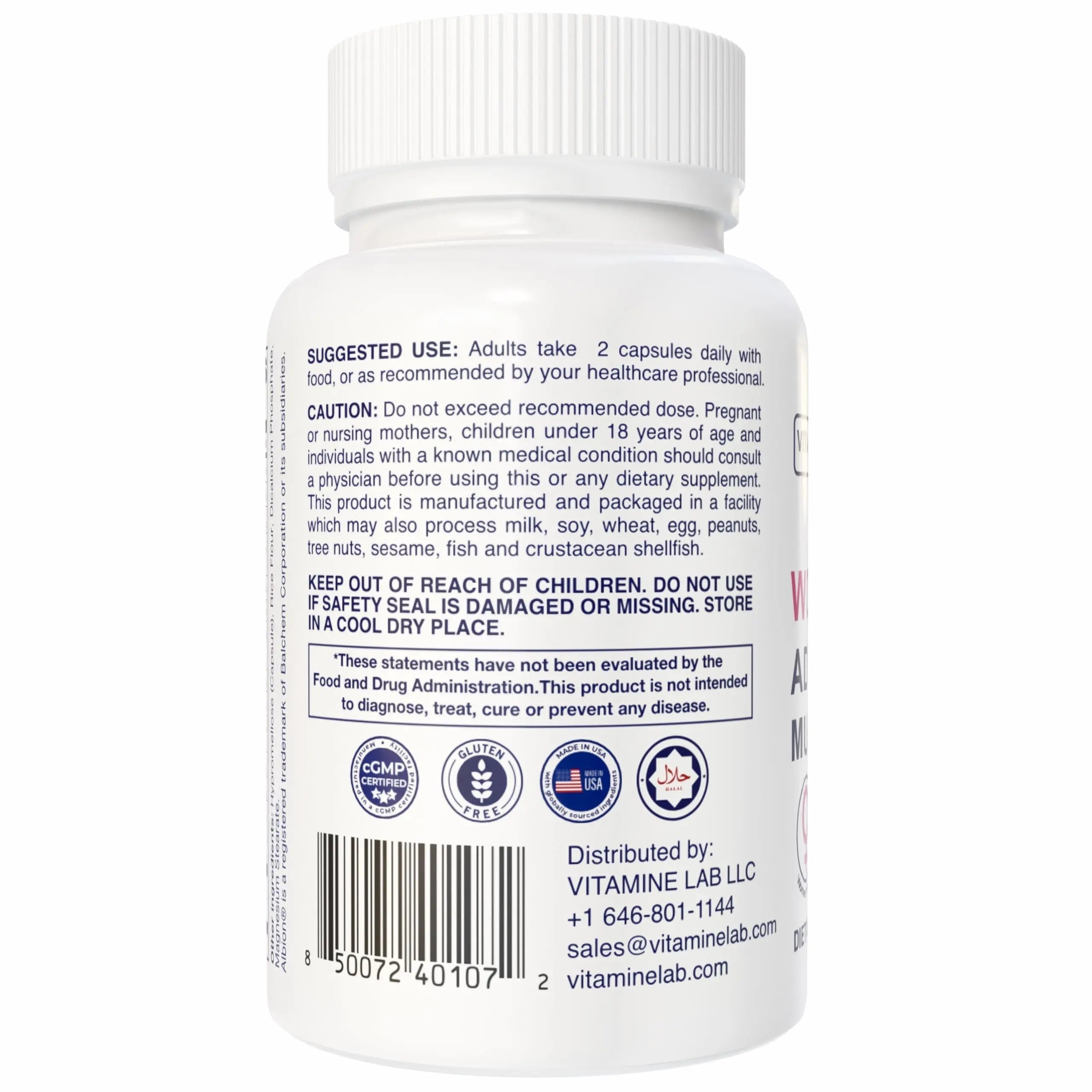 VITA MINE LAB Women's Advanced Multivitamin, Supports Energy, Immune Health & Overall Well-Being, Gluten-Free, Halal VITA MINE LABAu supplements