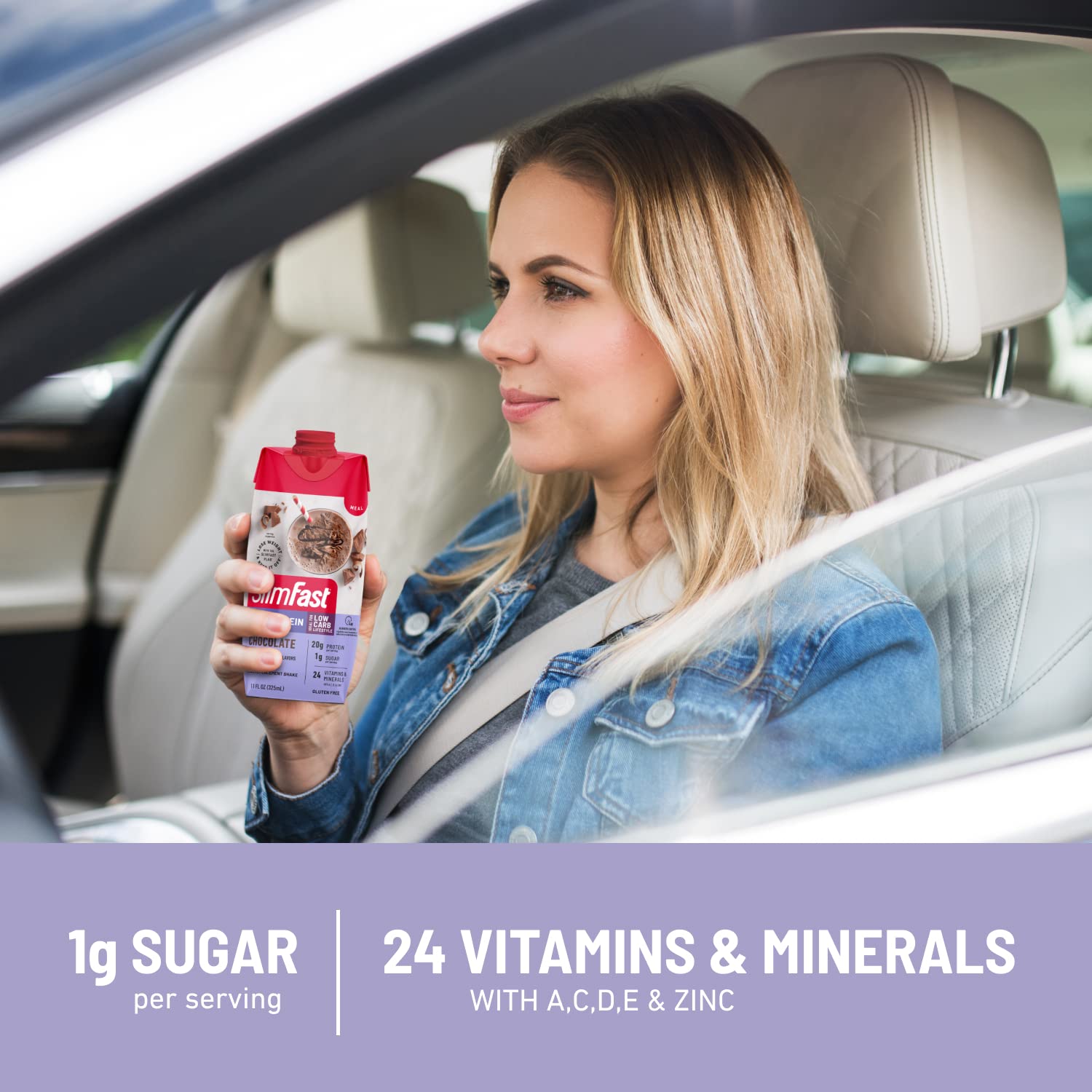 SlimFast Protein Shake, Strawberry- 20g Protein, Meal Replacement Shake Ready to Drink SlimFastUS supplements
