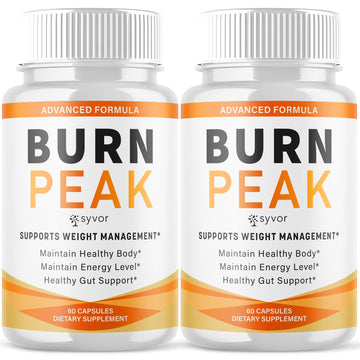 (2 Pack) Burn Peak Capsules, Official Burnpeak Pink Salt Pills with All Natural Ingredients, Advanced BurnPeak Health Supplement with Premium Vitamins for Active Lifestyle Support (120 Capsules) SyvorAu supplements