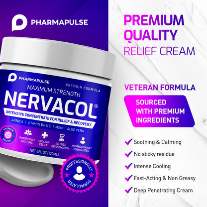 Neuropathy Nerve Therapy & Relief Cream - Maximum Strength Relief Cream for Foot PharmapulseUS supplements