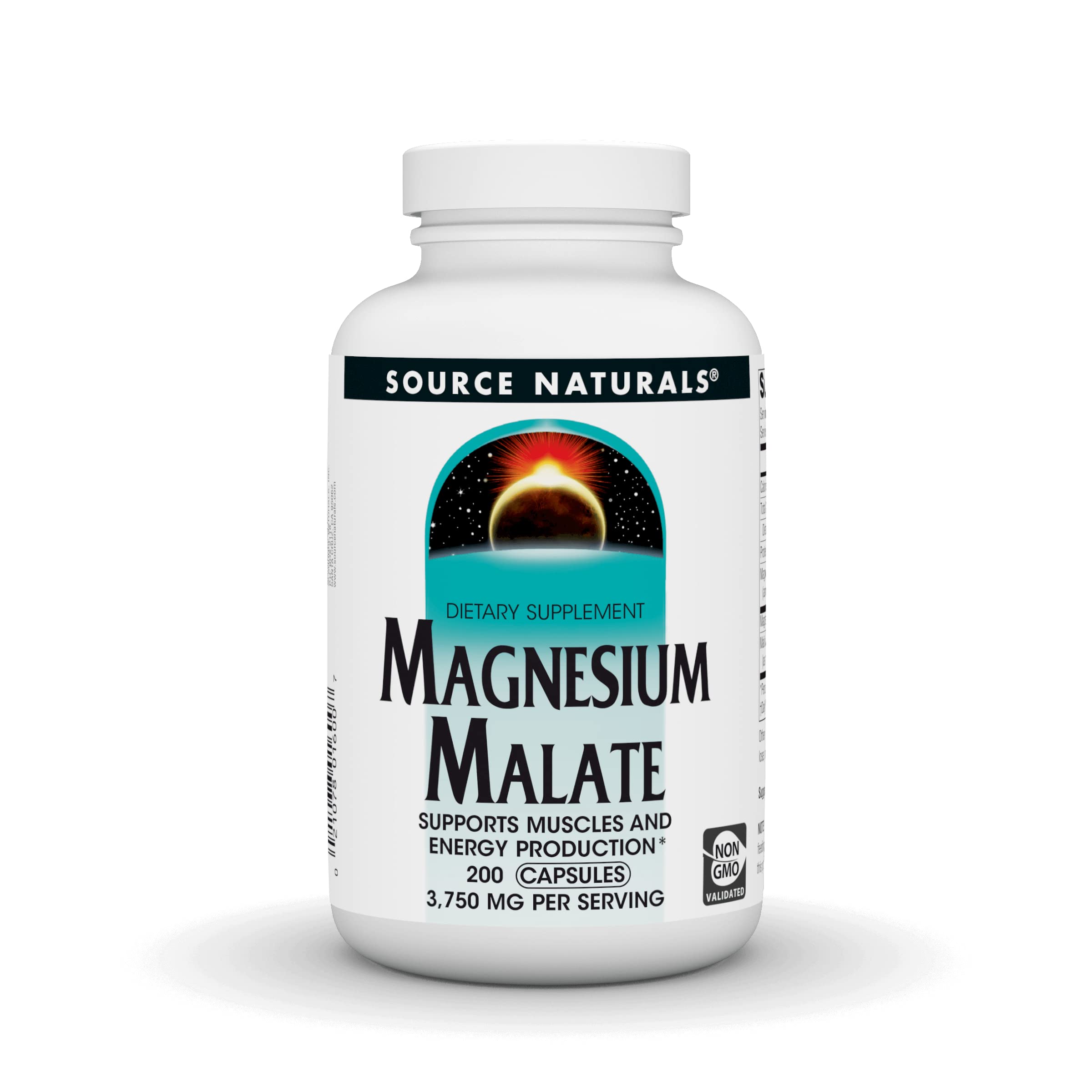 Source Naturals Magnesium Malate, Magnesium Malic Acid Supplement, Non GMO, 3750 MG Source NaturalsAu supplements