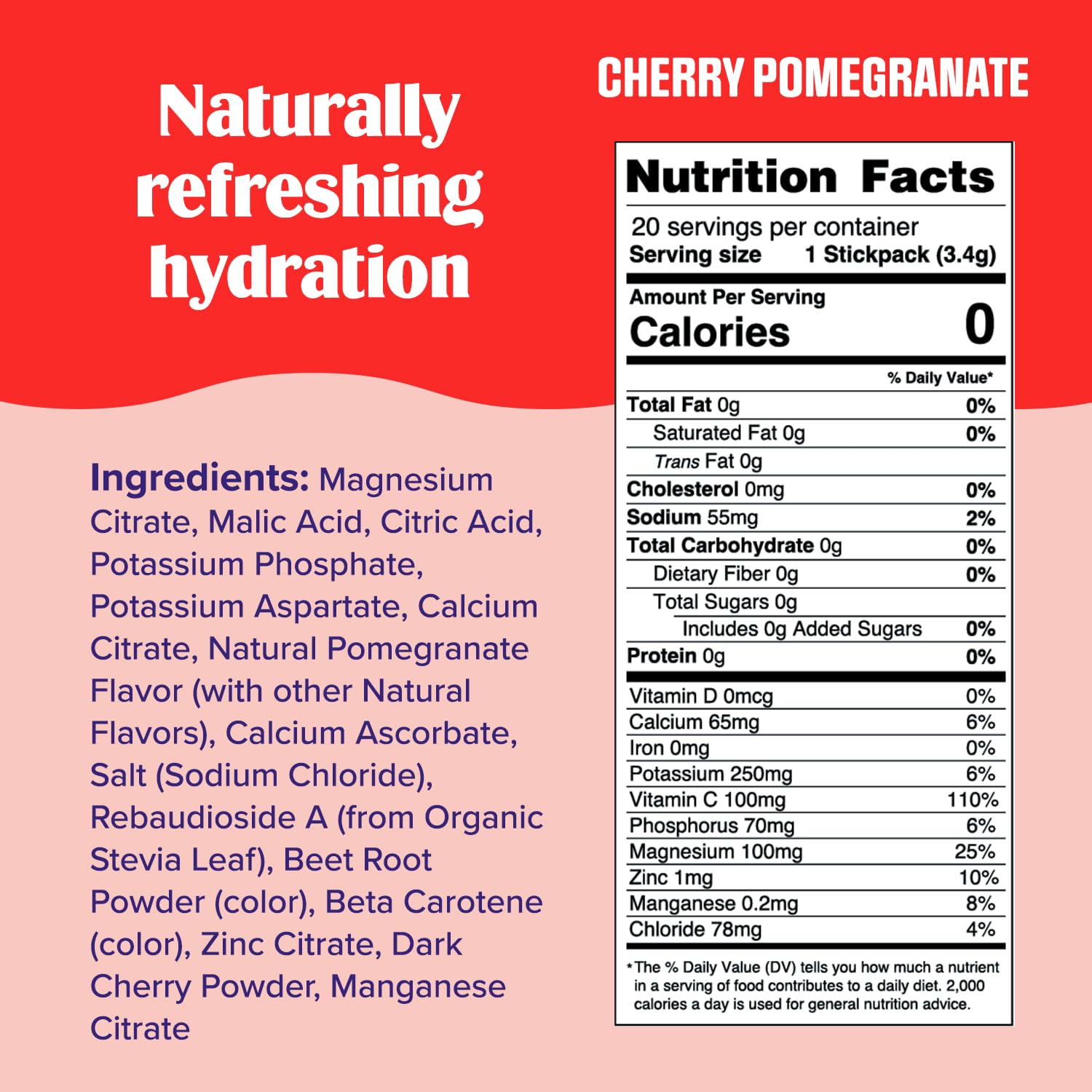 Ultima Replenisher Daily Electrolyte Drink Mix – Cherry Pomegranate, 20 Stickpacks Ultima ReplenisherAu supplements