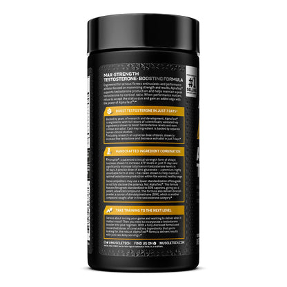 Testosterone Booster for Men, MuscleTech AlphaTest, Tribulus Terrestris & Boron Suppleme MuscleTechUS supplements