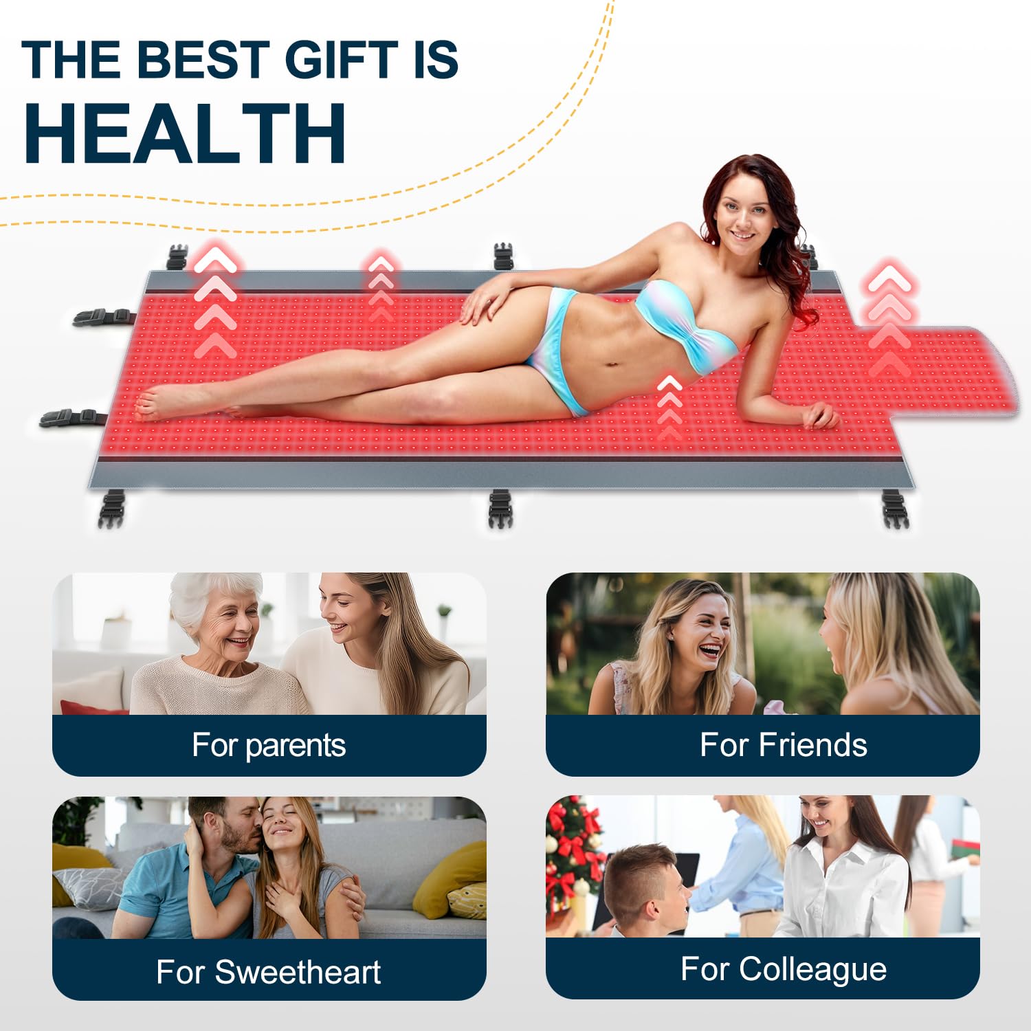 Red Light Therapy for Body - Full Body Red Light Therapy Mat, 71.0x33.30in, 2570Pcs 660nm KaoudtAu supplements
