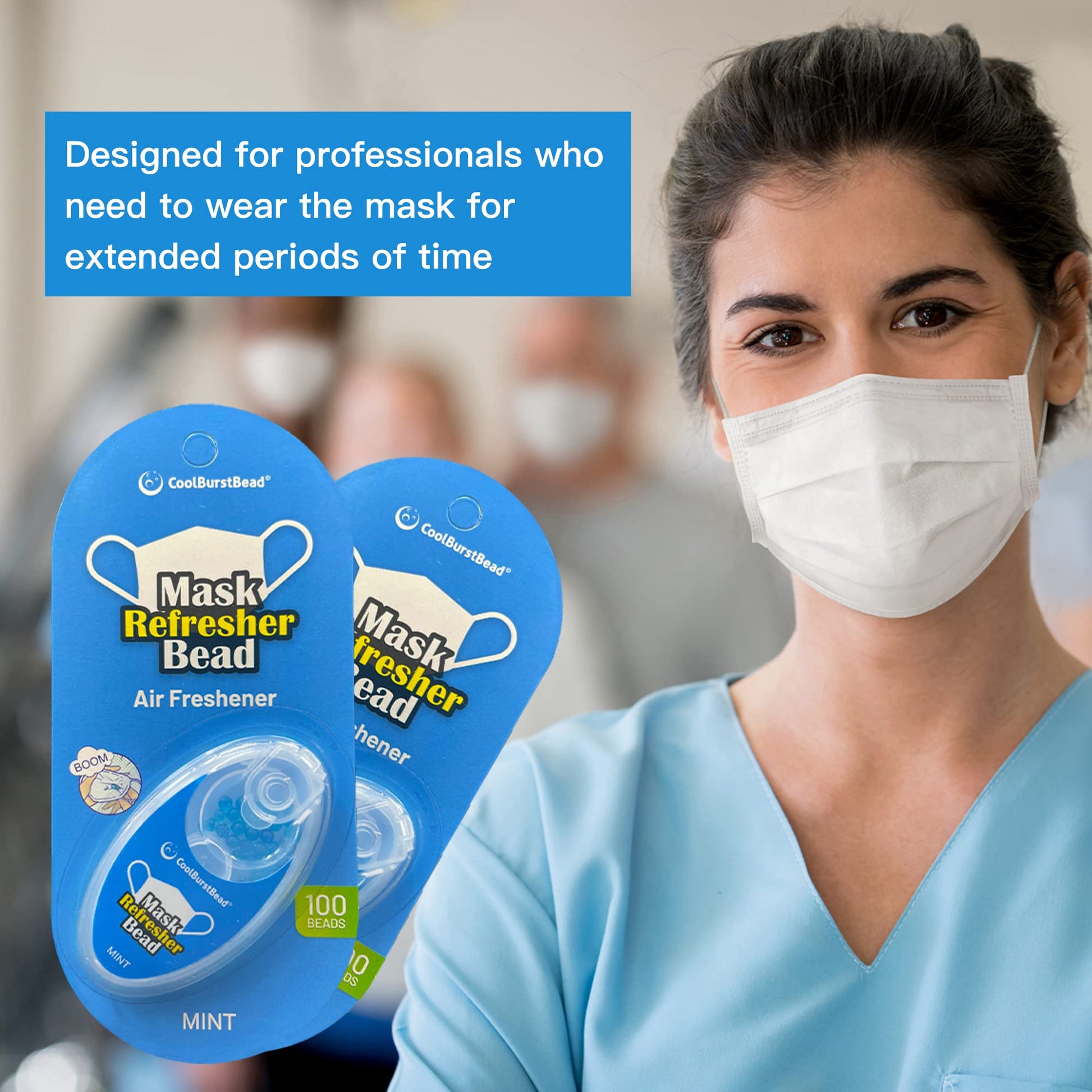 CoolBurstBead Face Mask Refresher, Long-Lasting & Strong Refreshing Fragrance, 4-Pack CoolBurstBeadAu supplements