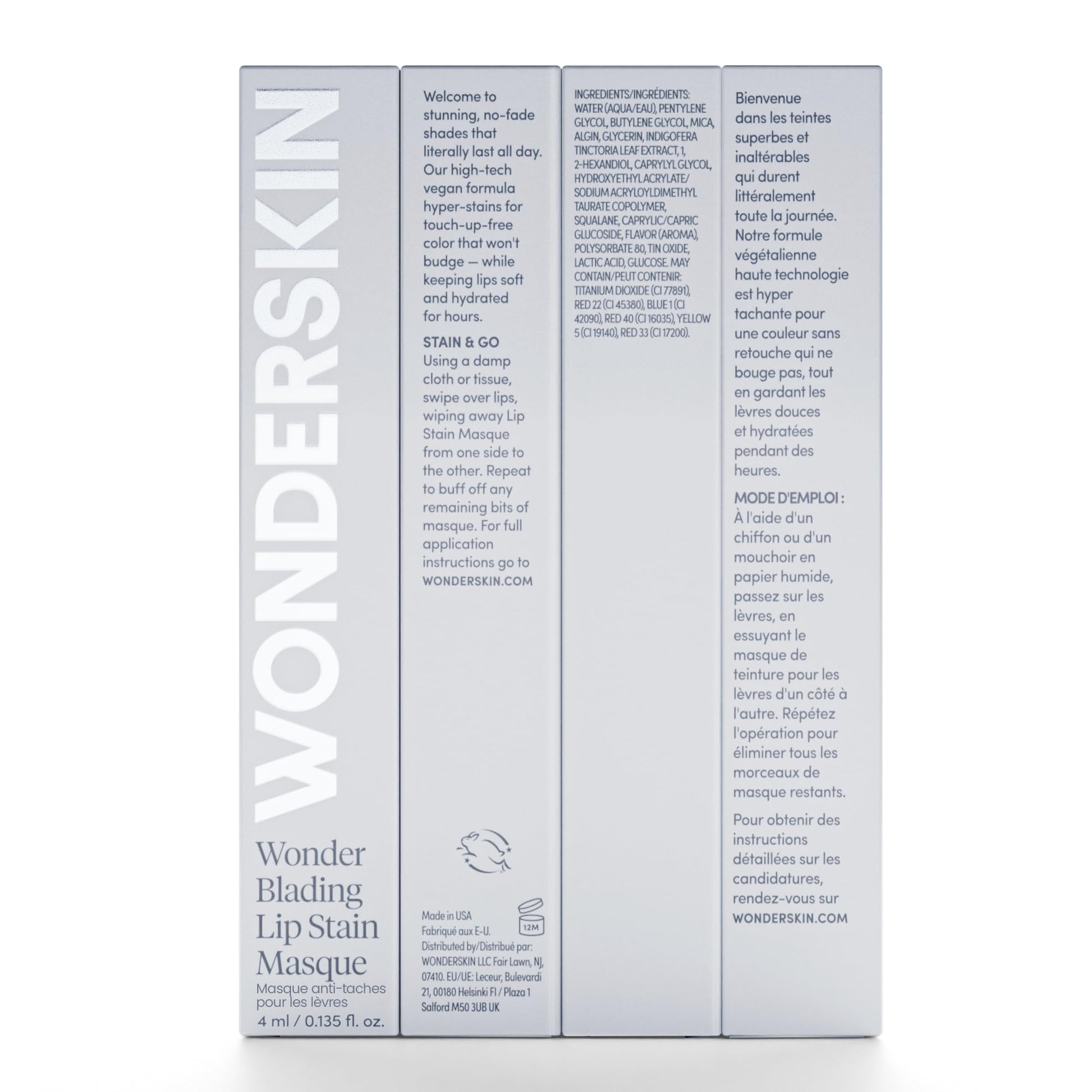 Wonderskin Wonder Blading All Day Lip Stain Peel Off Masque - Long Lasting, Waterproof and Transfer Proof Nude Lip Tint, Matte Finish Peel Off Lip Stain (Whimsical Masque) WonderskinAu supplements