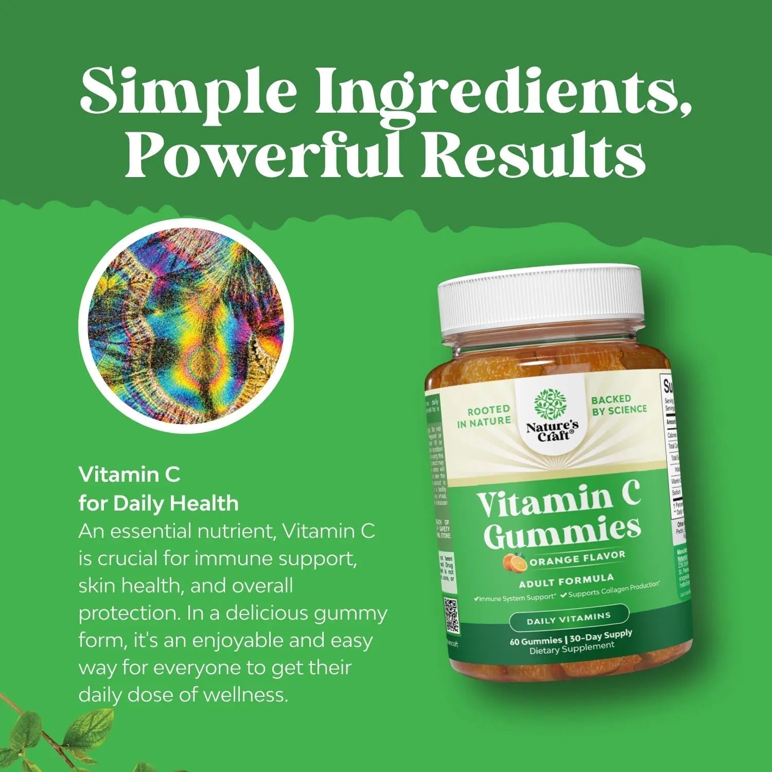Bundle of Multivitamin Gummies for Adults - Vitamin Gummy for Energy and Immunity - Halal and Chewable Vitamin C Gummies for Adults Natures CraftAu supplements