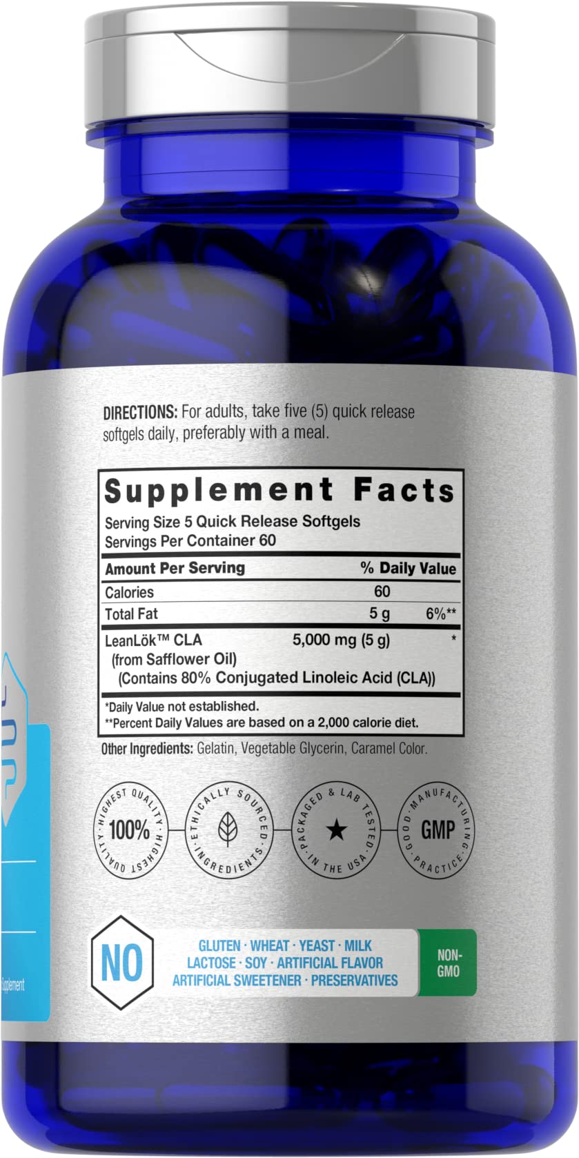 CLA Supplement | 300 Softgel Pills | Maximum Potency | Conjugated Lineolic Acid from HorbäachAu supplements
