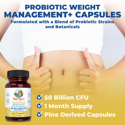 MaryRuth's Probiotics Capsule for Women & Men | Weight Management | Digestive & Gut Health MaryRuth OrganicsUS supplements