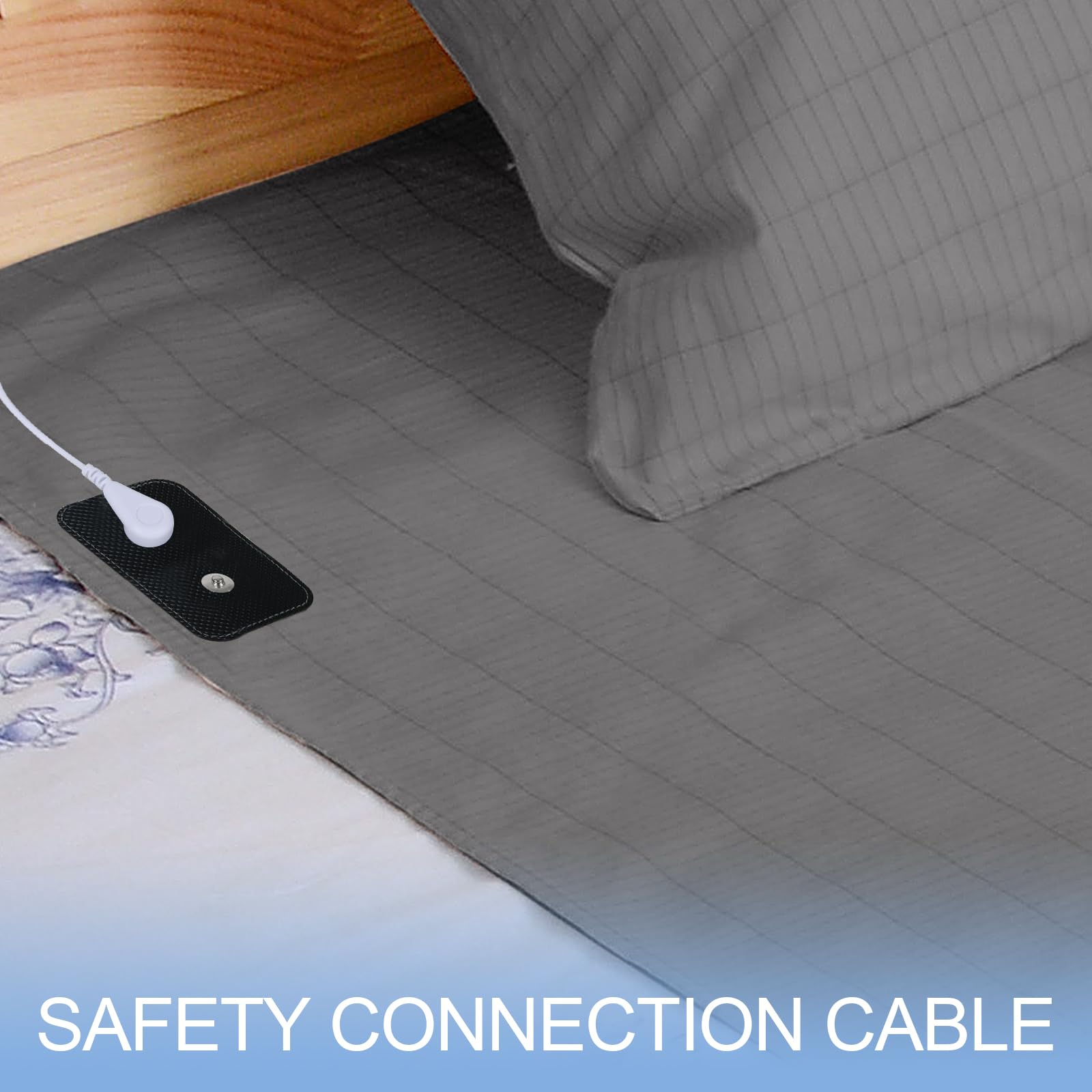 Grounding Mat for Bed, Grounding Sheets Blanket with Grounding Cord, Earthing Mat Grounding Pad ReaengAu supplements