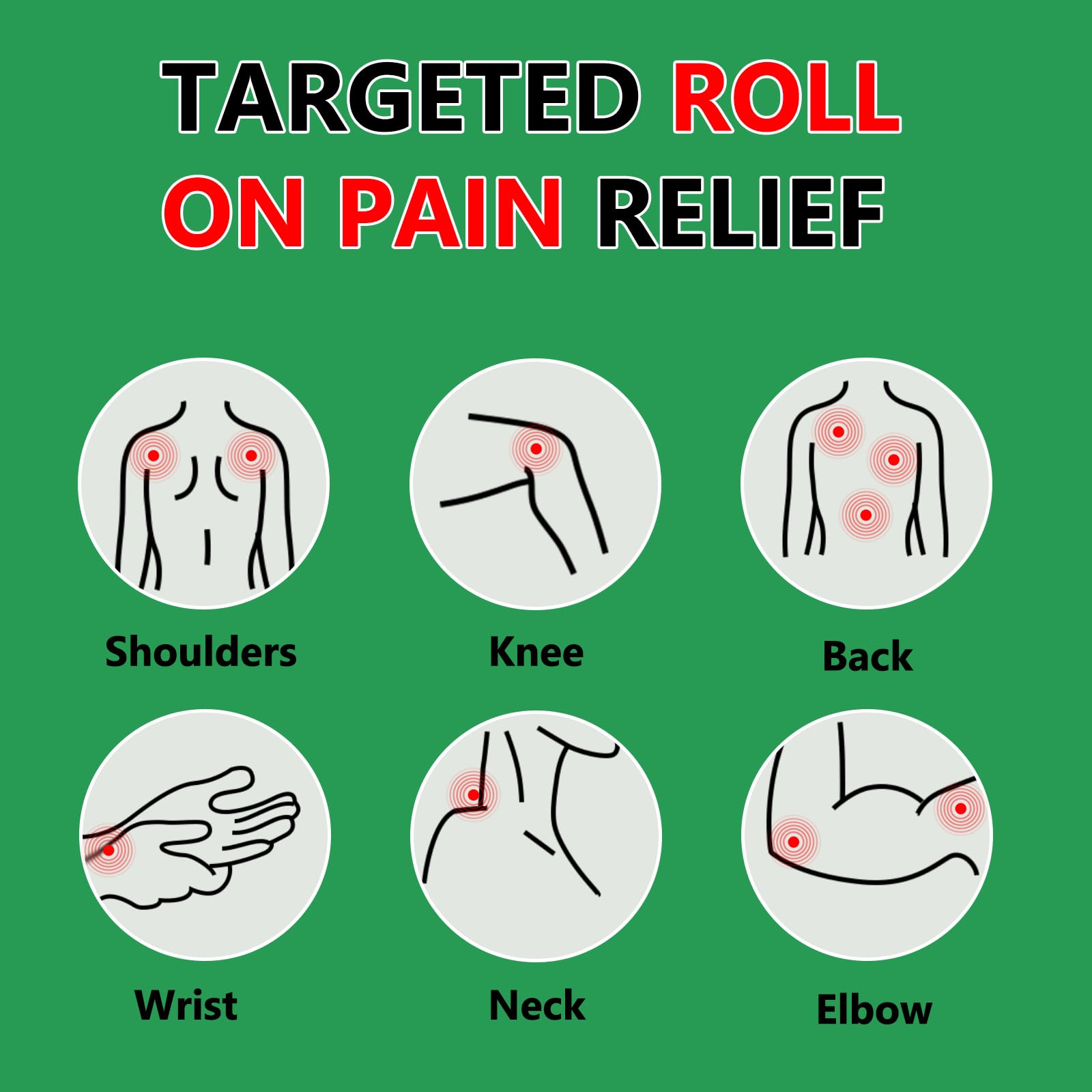 CARELIVING Roll On Pain Relief for Knee, Neck, Joint, Shoulder, Arthritis Pain Reliever, Sore Muscle Relief, Roll On Menthol Gel 2.5 Fl Oz (Pack of 2) CARELIVINGAu supplements