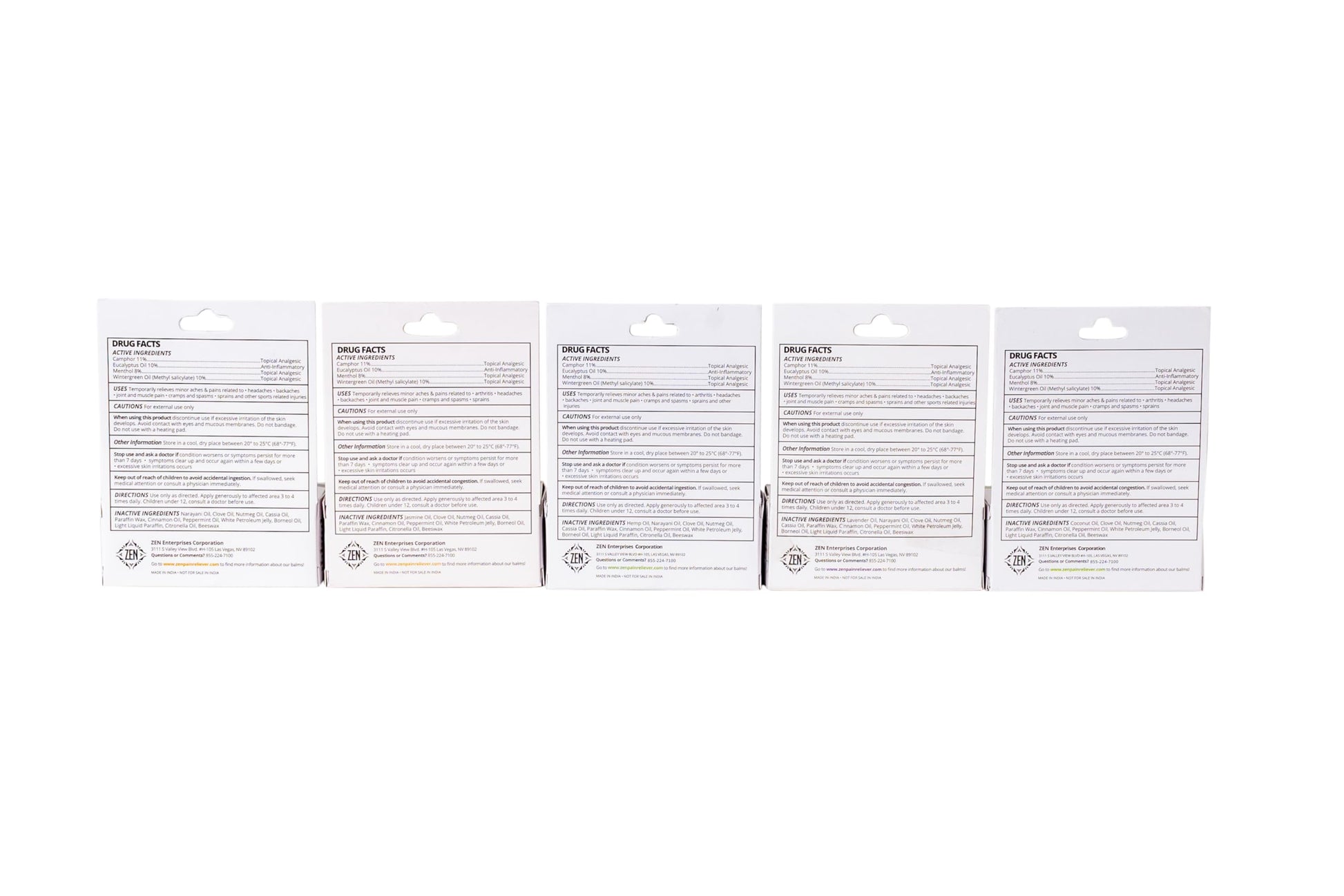 ZEN Variety Pack – Plant-Based Topical Balm Collection – Includes Relief, Sports, Women’s Sports, Women’s Relief & Hemp – 0.7 oz Each – #TrustedByLegends ZENAu supplements