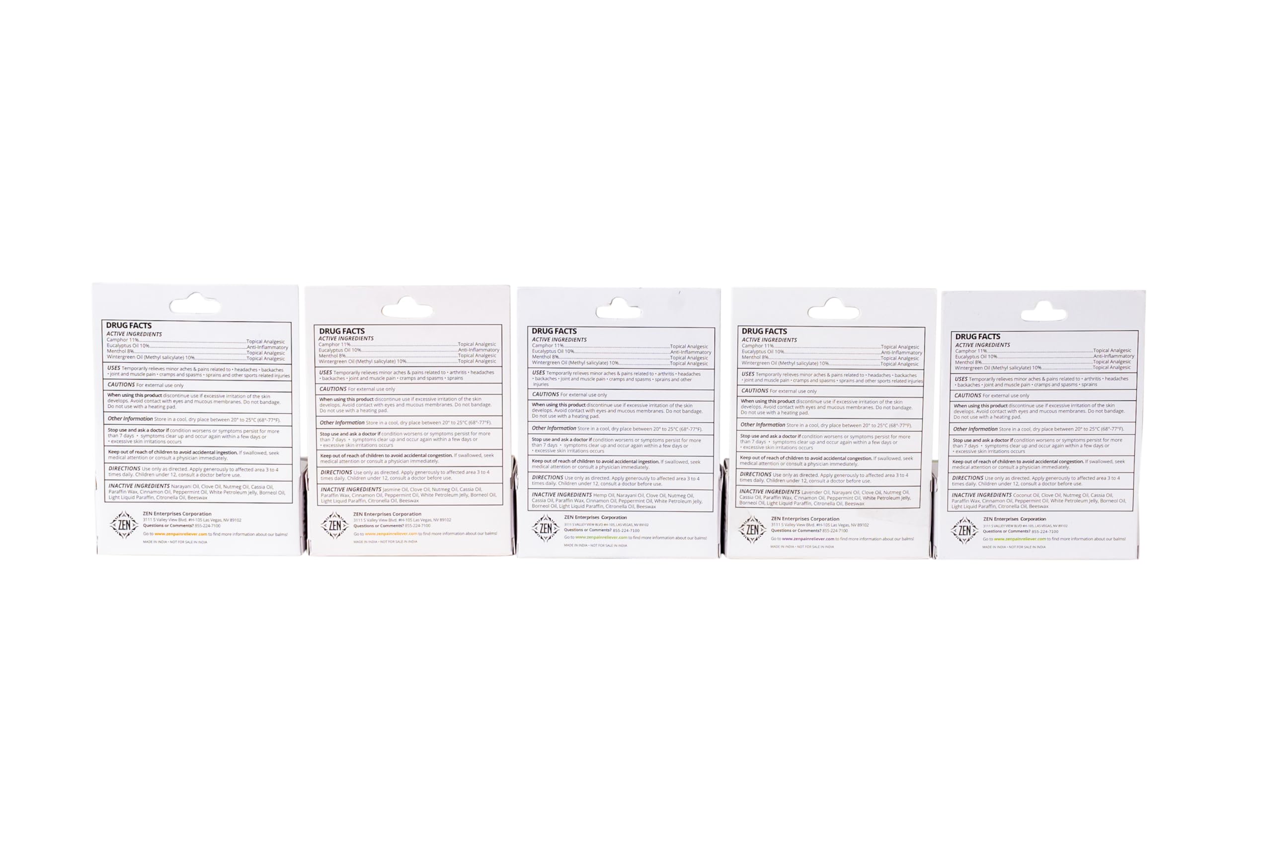 ZEN Variety Pack – Plant-Based Topical Balm Collection – Includes Relief, Sports, Women’s Sports, Women’s Relief & Hemp – 0.7 oz Each – #TrustedByLegends ZENAu supplements