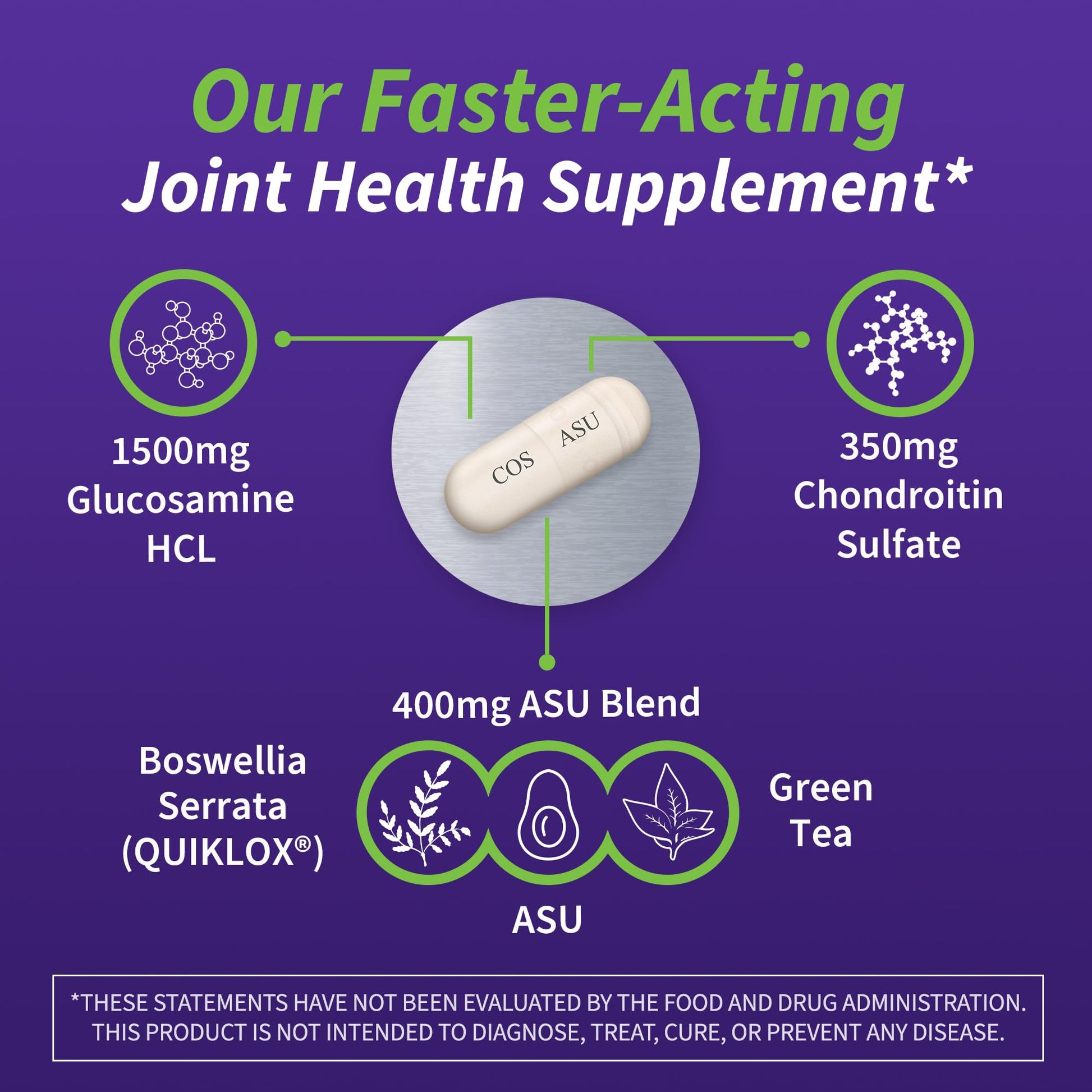 Nutramax Laboratories Cosamin® ASU Joint Health Supplement with Glucosamine, Chondroitin & ASU for Adult Men & Women, Joint Supplement, 230 Capsules Nutramax LaboratoriesAu supplements
