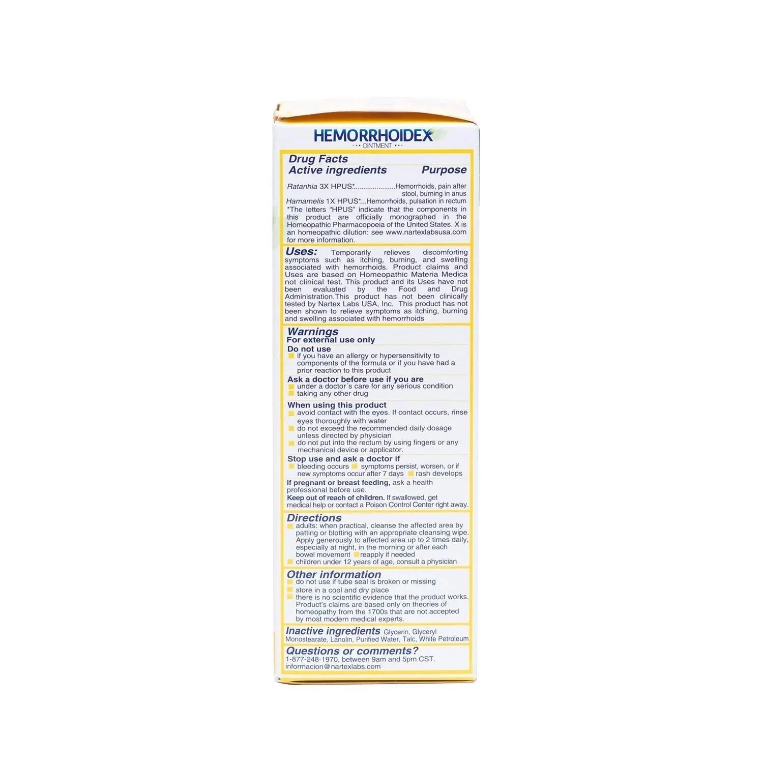 Nartex Hemorrhoid X Treatment Combo Pack 1 Tube & 30 Tablets NARTEX LABSAu supplements