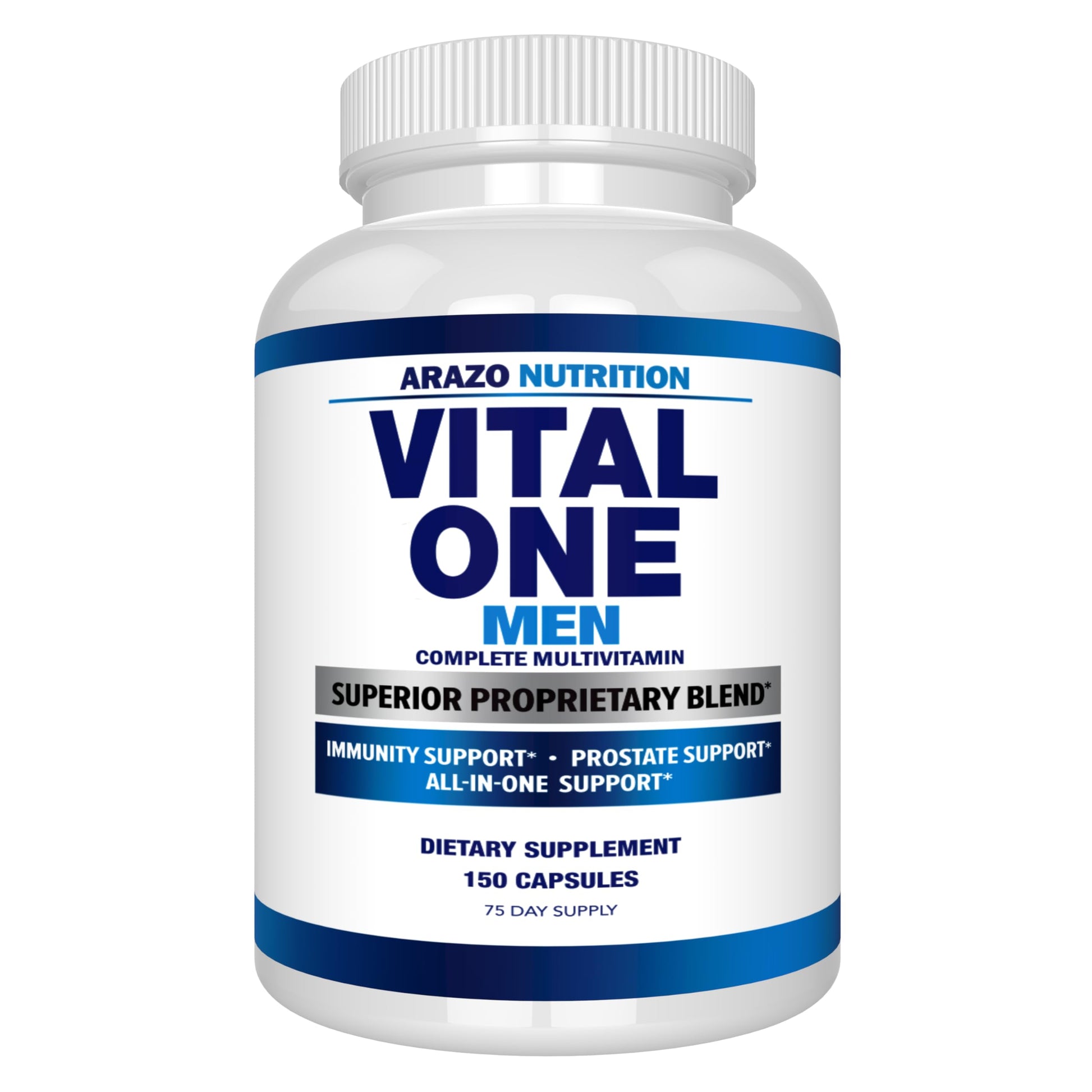 Arazo Nutrition Vital One Multivitamin for Men – Daily Wholefood Supplement - 150 Vegan Arazo NutritionAu supplements