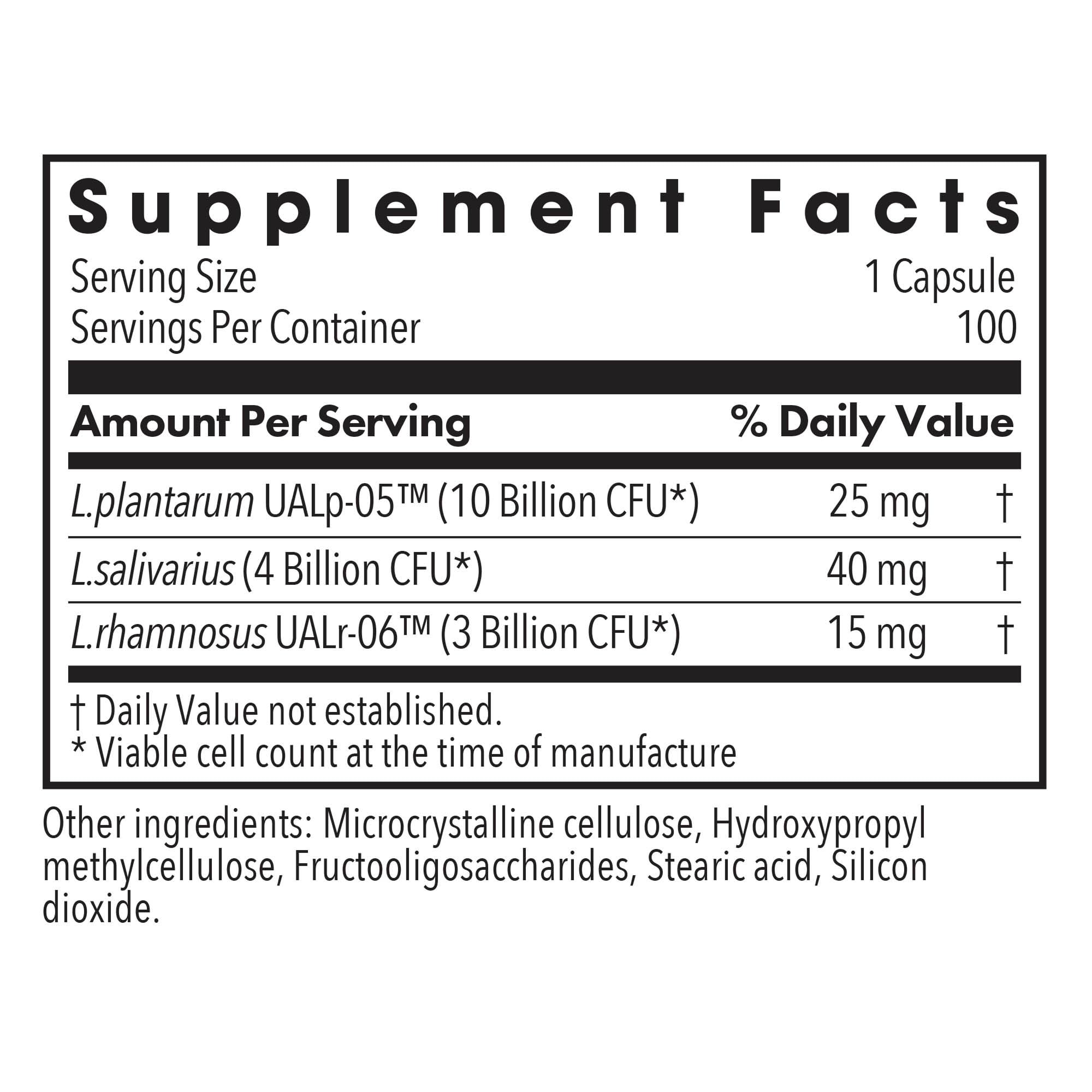 Allergy Research Group Lactobacillus Supplement - Probiotics for Men & Women, Digestive Health, Gut Health, Vegetarian Capsules - 100 Count Allergy Research GroupAu supplements
