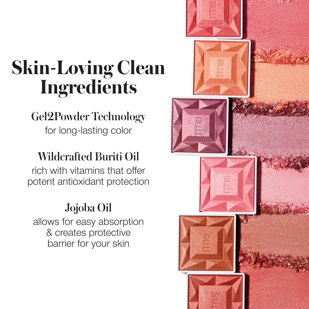 RMS Beauty ReDimension Hydra Blush – Talc-Free Gel-to-Powder Luminous Blush – 8-Hour Wear Long-Lasting Glow with Jojoba Oil – Refillable Mirror Compact – 0.25 oz RMS BeautyAu supplements