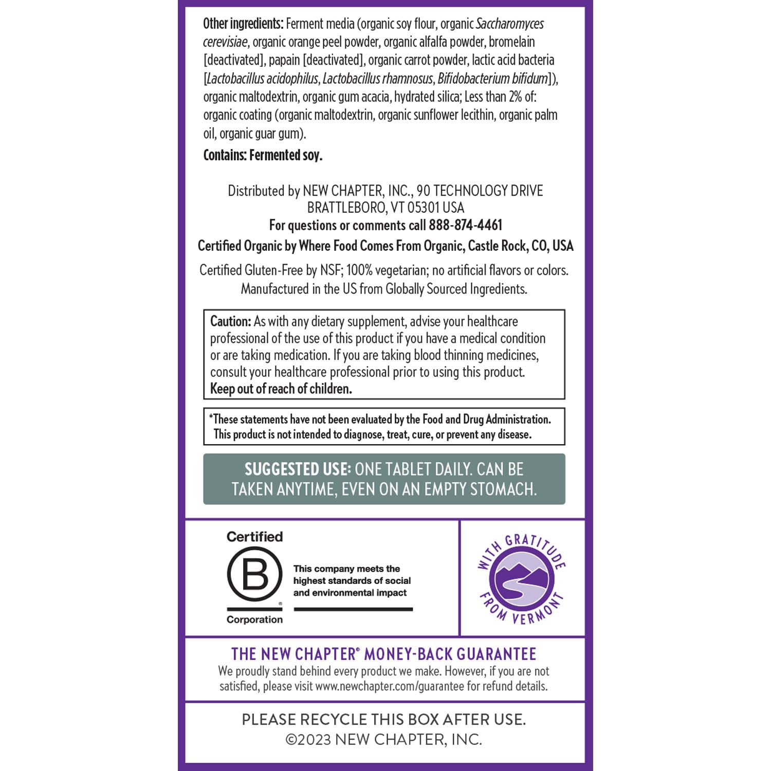 New Chapter Men’s Multivitamin 40+, Extra B6 & B12, D3, Vitamin C & Zinc, Immune, Heart, Cellular Energy, and Brain Health New ChapterAu supplements