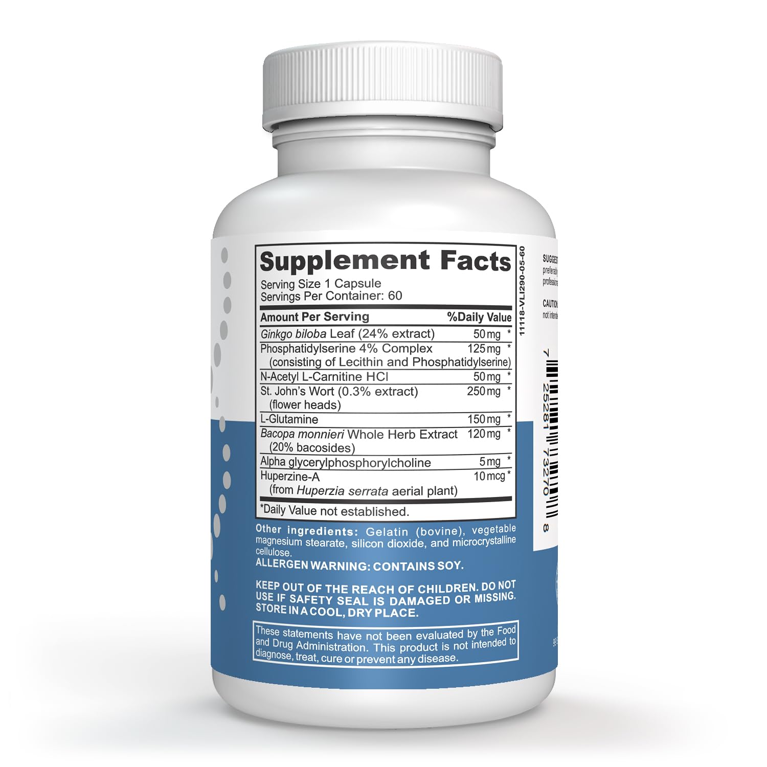 StarPass Labs Advanced Memory Formula Extreme Brain Booster, Brain Supplement for Memory, Focus and Mental Performance, Memory Vitamins for Better Brain Health 180 Capsules (3 Pack) StarPass LabsAu supplements