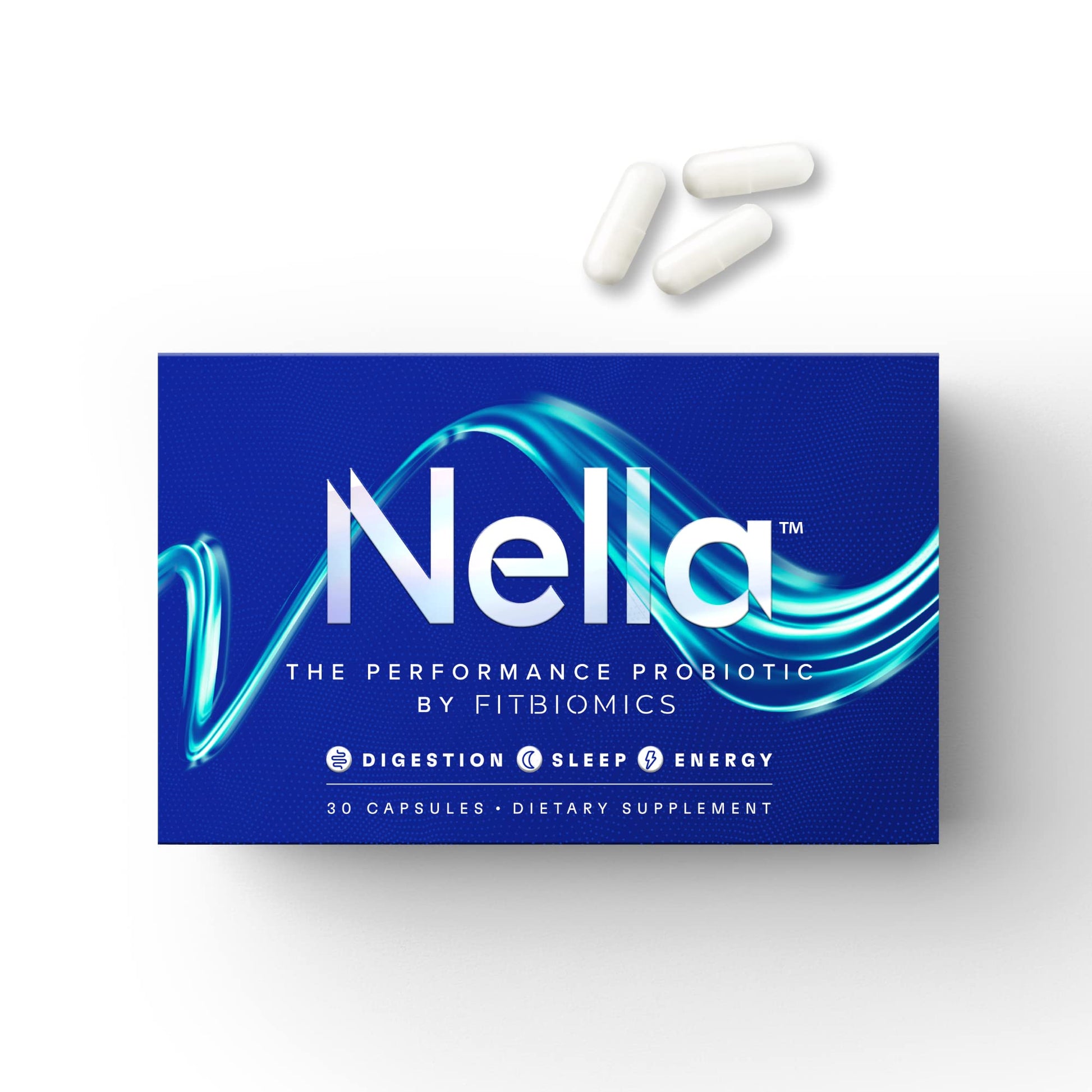 FITBIOMICS Nella Gut Health Supplements for Women & Men (30 Capsules) FITBIOMICSAu supplements