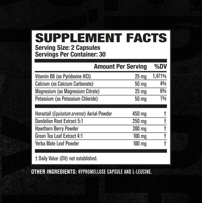 Jacked Factory Dry-XT Water Weight Loss Diuretic Pills - Natural Supplement Jacked FactoryUS supplements