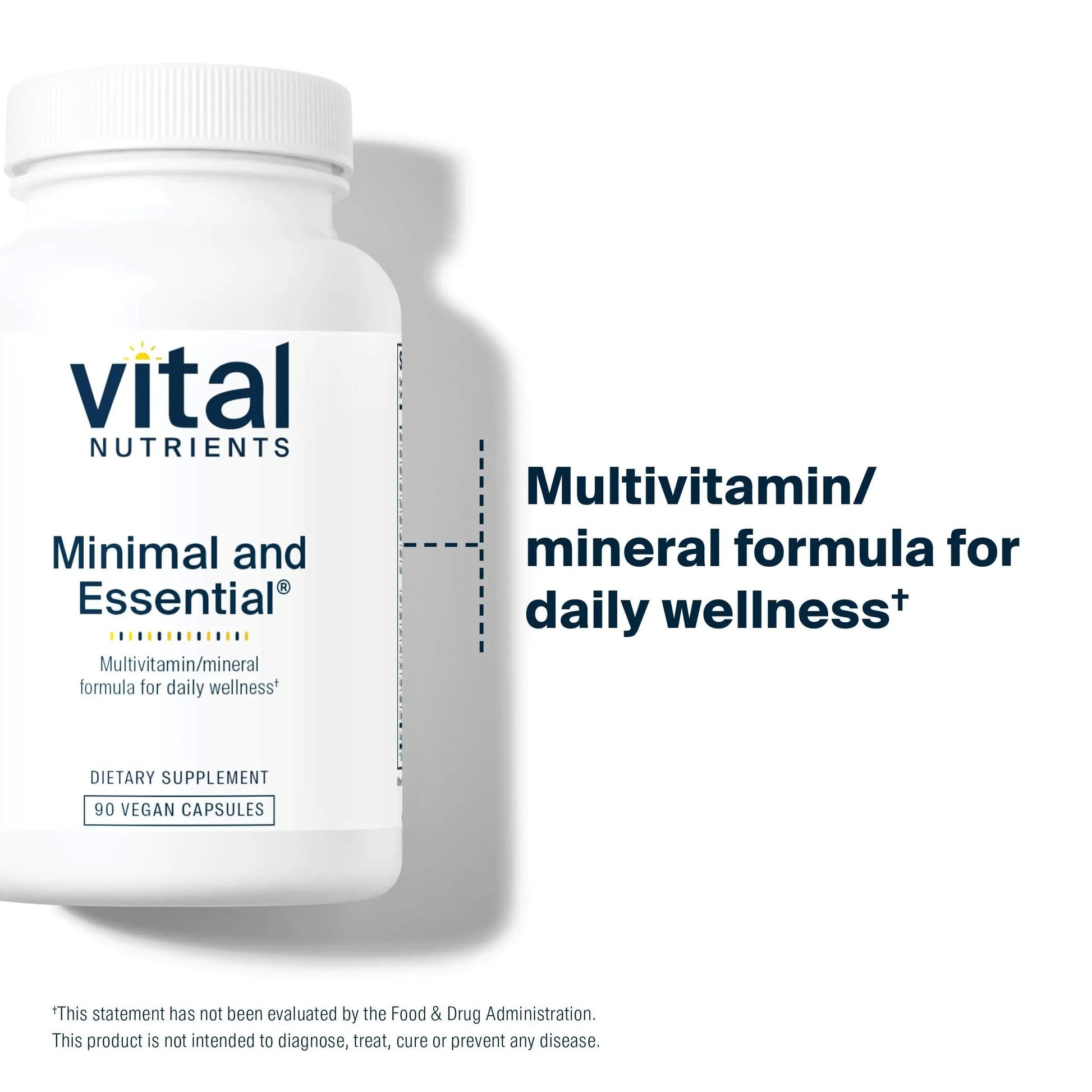 Vital Nutrients Minimal and Essential Multivitamin | Vegetarian One per Day Multi Vitamin, Mineral, & Antioxidant Supplement* | Vital NutrientsAu supplements