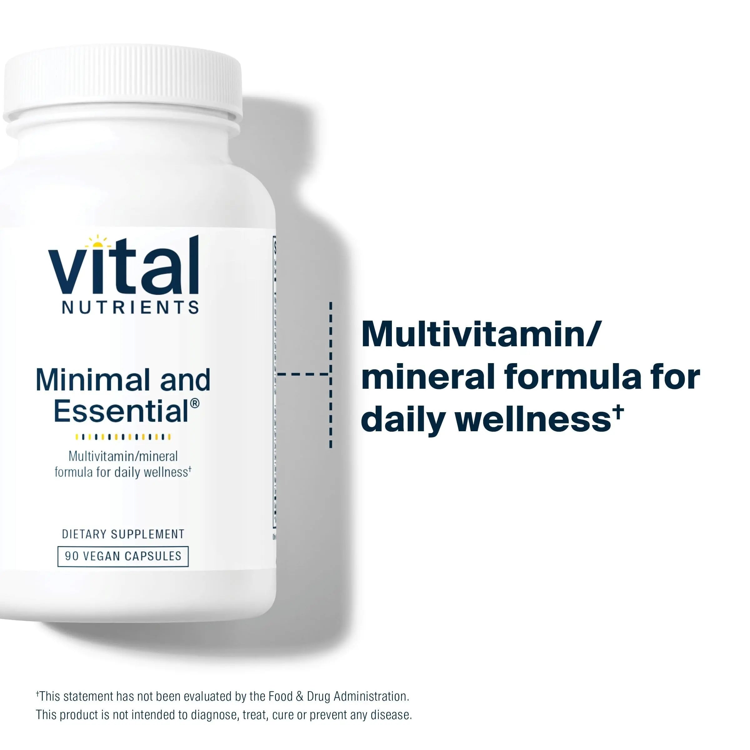 Vital Nutrients Minimal and Essential Multivitamin | Vegetarian One per Day Multi Vitamin, Mineral, & Antioxidant Supplement* | Vital NutrientsAu supplements