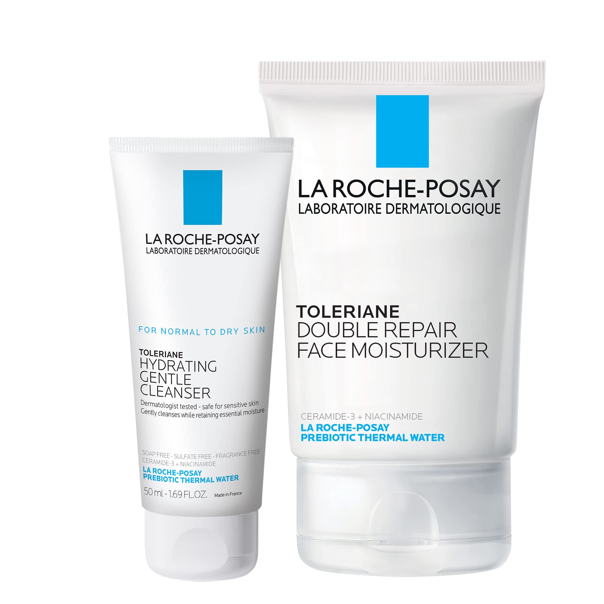 La Roche-Posay Toleraine Skin Care Set | Double Repair Face Moisturizer La Roche-PosayUS supplements