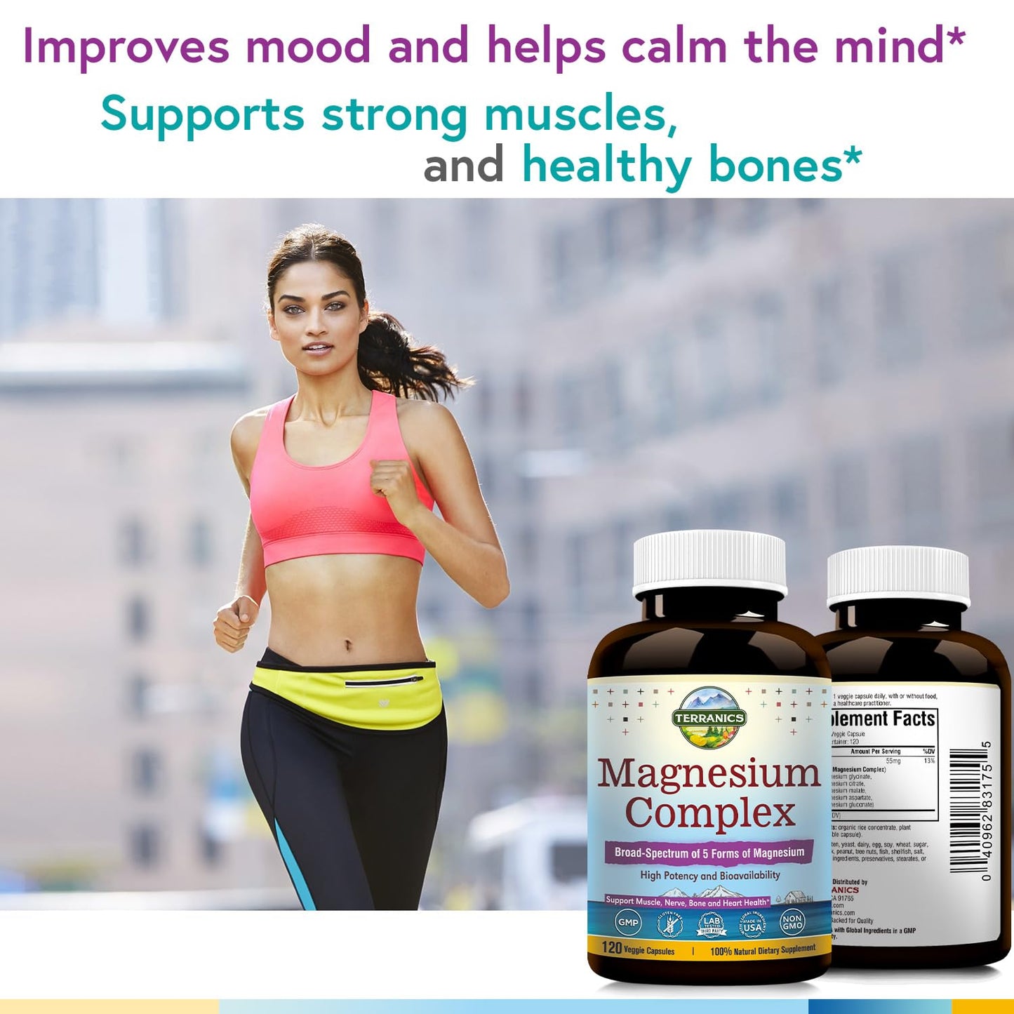 Terranics Magnesium Complex, Total 240 Capsules, Max Absorption, Glycinate, Citrate TerranicsUS supplements