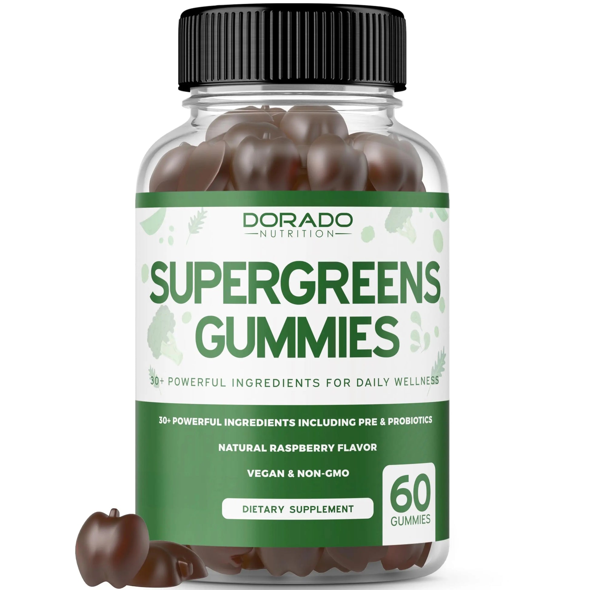 Colostrum (120 Count) Bovine Colostrum Capsules Supplement and Supergreens (60 Gummies) Superfood for Immunity Support with Greens Supplements with 8 Ingredient Power Blend - Vegan Safe & Made in USA DORADO NUTRITIONnz supplements