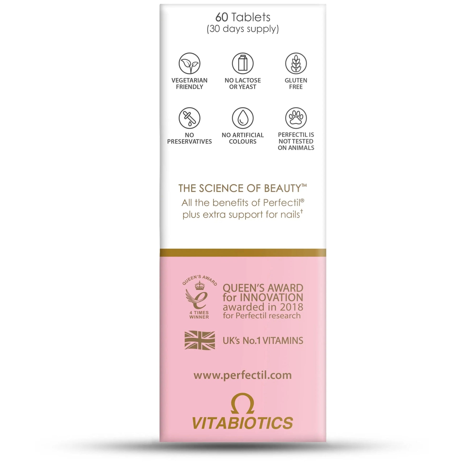 Vitabiotics - Perfectil - Plus Nails Extra Support - 60 Tablets PerfectilAu supplements