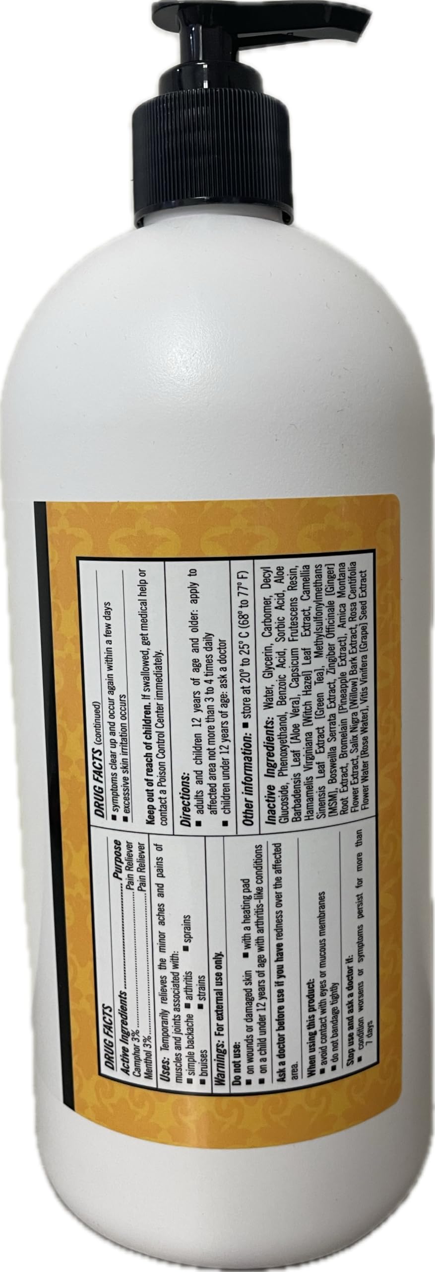 Golden Tiger Pain Relief Cream32oz Pump Golden TigerAu supplements