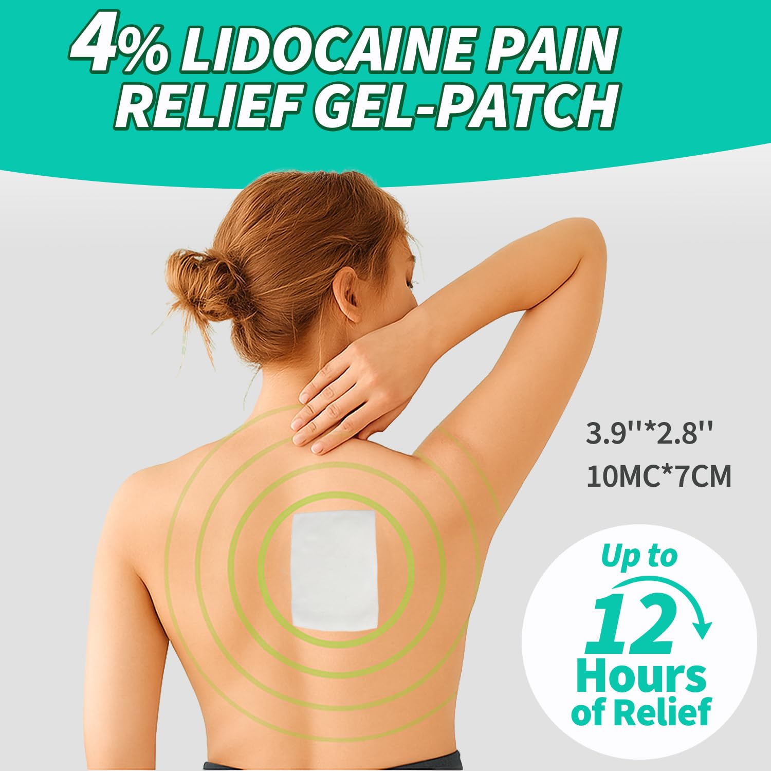 JIATUHAN 4% Lidocaine Pain Relief Patches – Maximum Strength for Back, Neck, Joint & Muscle Pain – Long-Lasting & Flexible – 15 Patches JIATUHANAu supplements