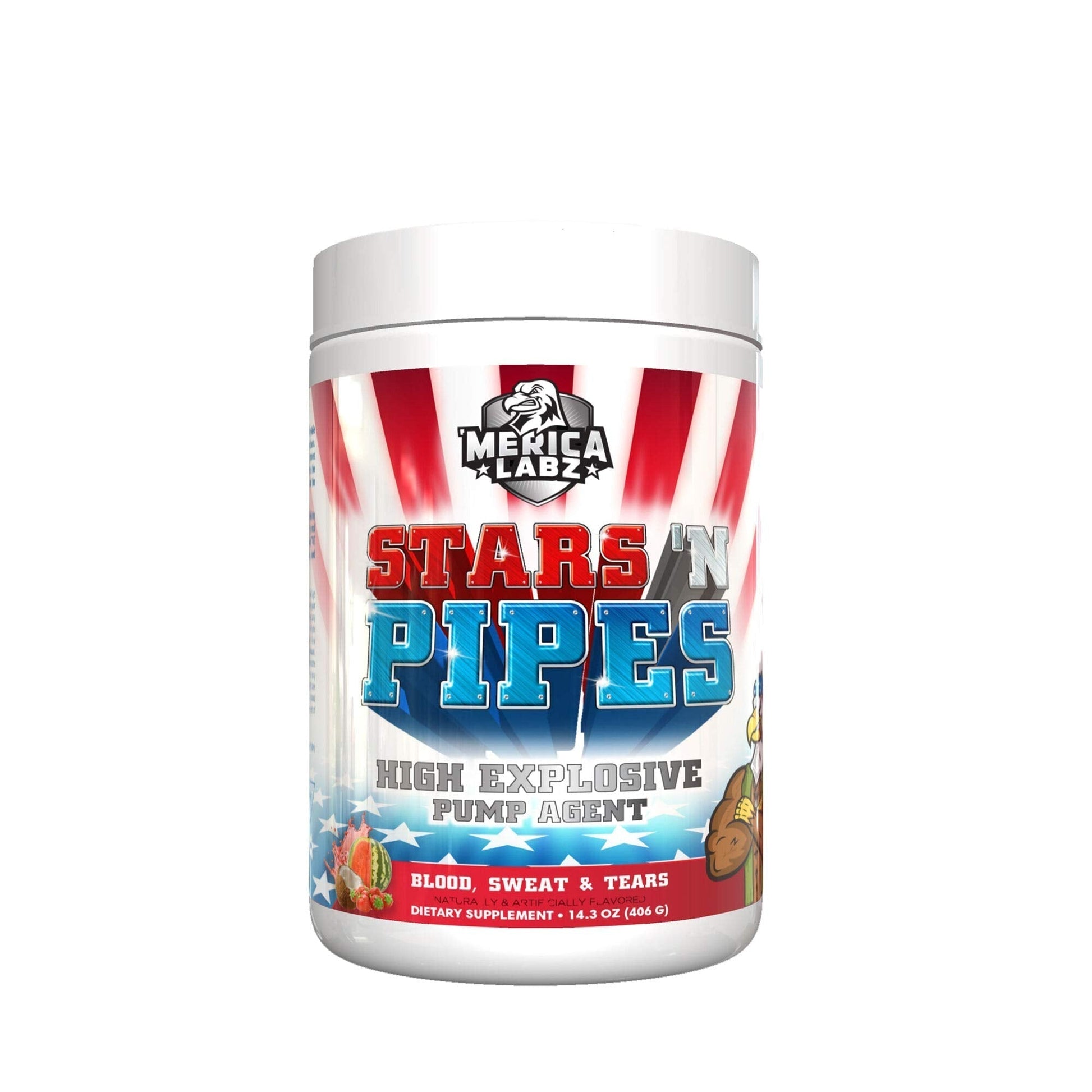 'Merica Labz Stars 'N Pipes - Blood Sweat and Tears Merica LabzAu supplements