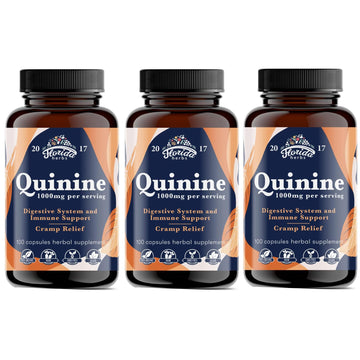 Leg Cramps Support Organic Pills - 1000 mg - Quinine Tablets for Cramp Defense FLORIDA HERBSUS supplements