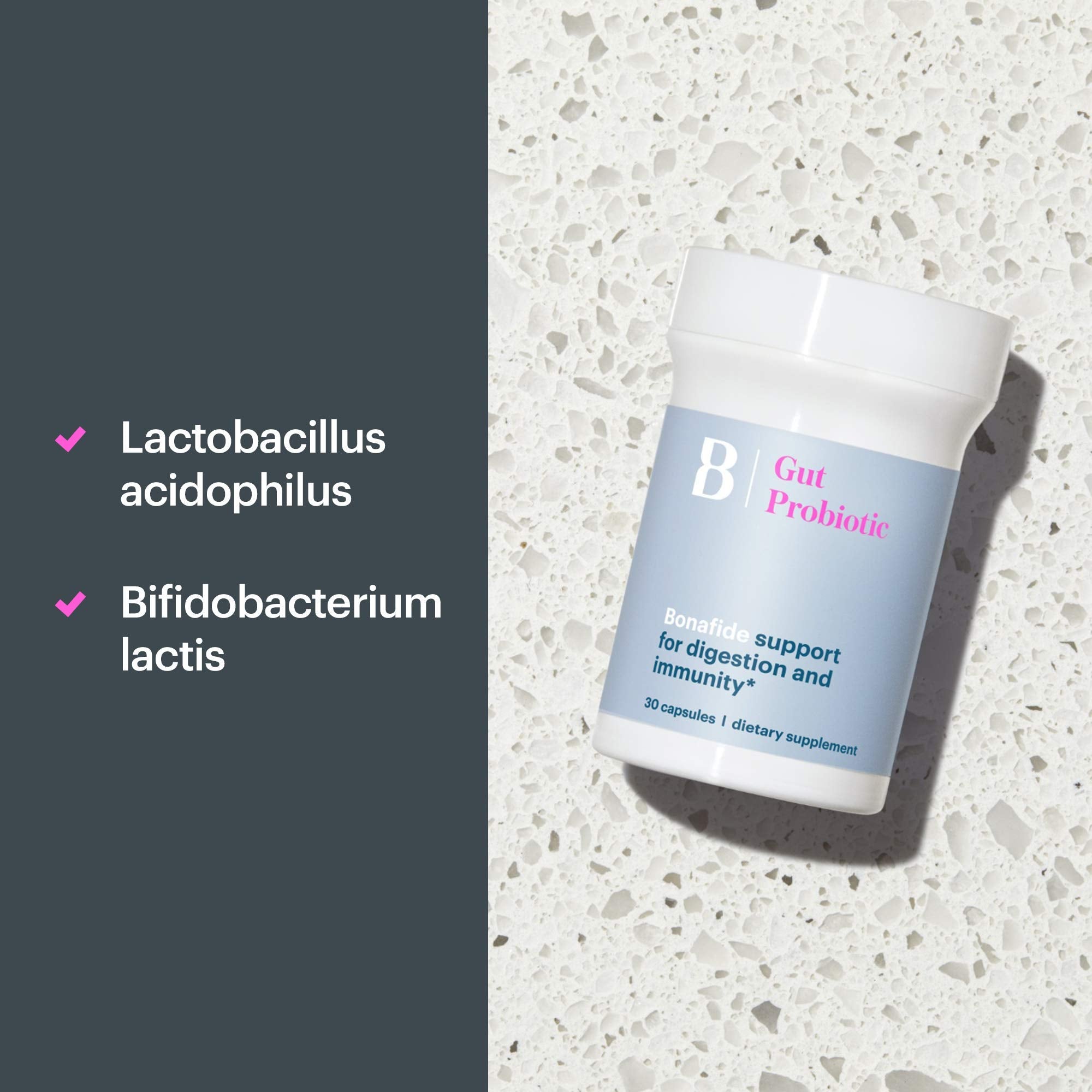 Bonafide Essentials Gut Probiotic for Digestive Health and Immunity – Women’s Daily Supplement – 30 Capsules (1-Month Supply) BonafideAu supplements