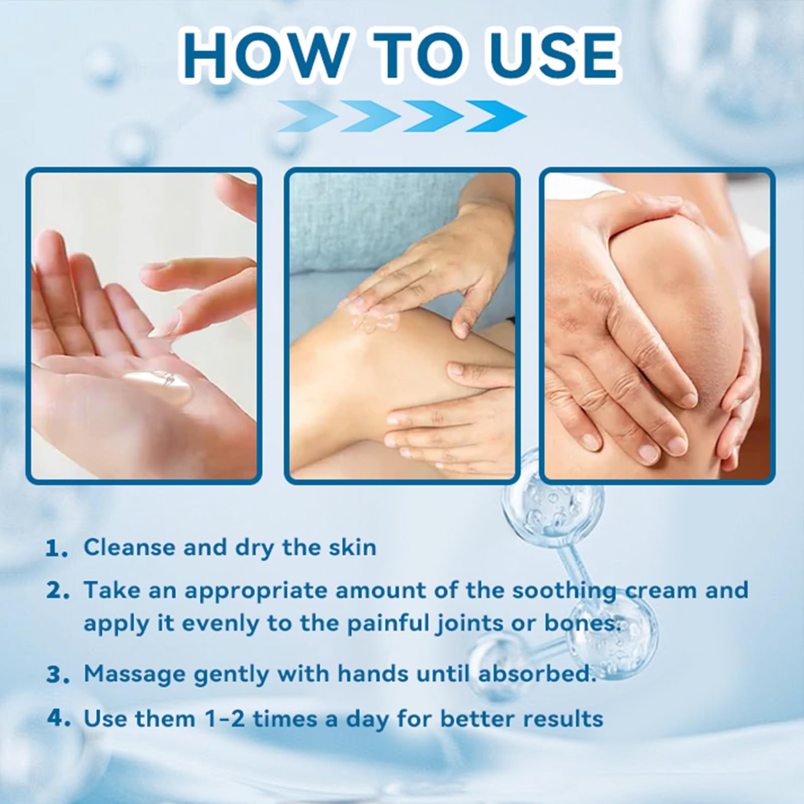 Luhaka ArthroHeal Hyaluronic Acid Joint R-epair Cream,ArthroHeal Joint Cream,Quickly relieve joint discomfort, Quickly relieve joint discomfort, suitable for joint activities throughout the body (1) LuhakaAu supplements
