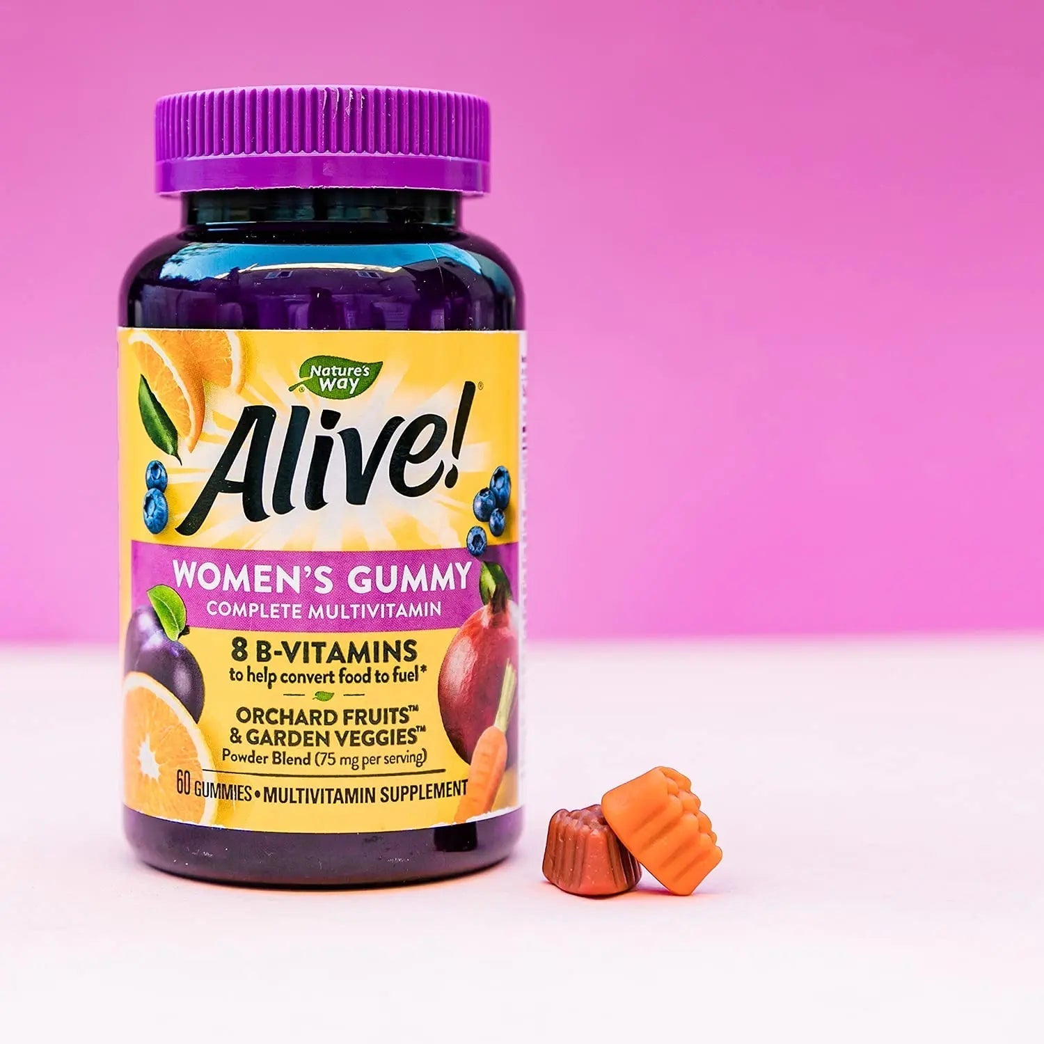 Nature's Way Alive! Women’s Gummy Multivitamin, 16 Vitamins & Minerals, Energy Metabolism*, Hair Skin & Nails Nature's WayAu supplements