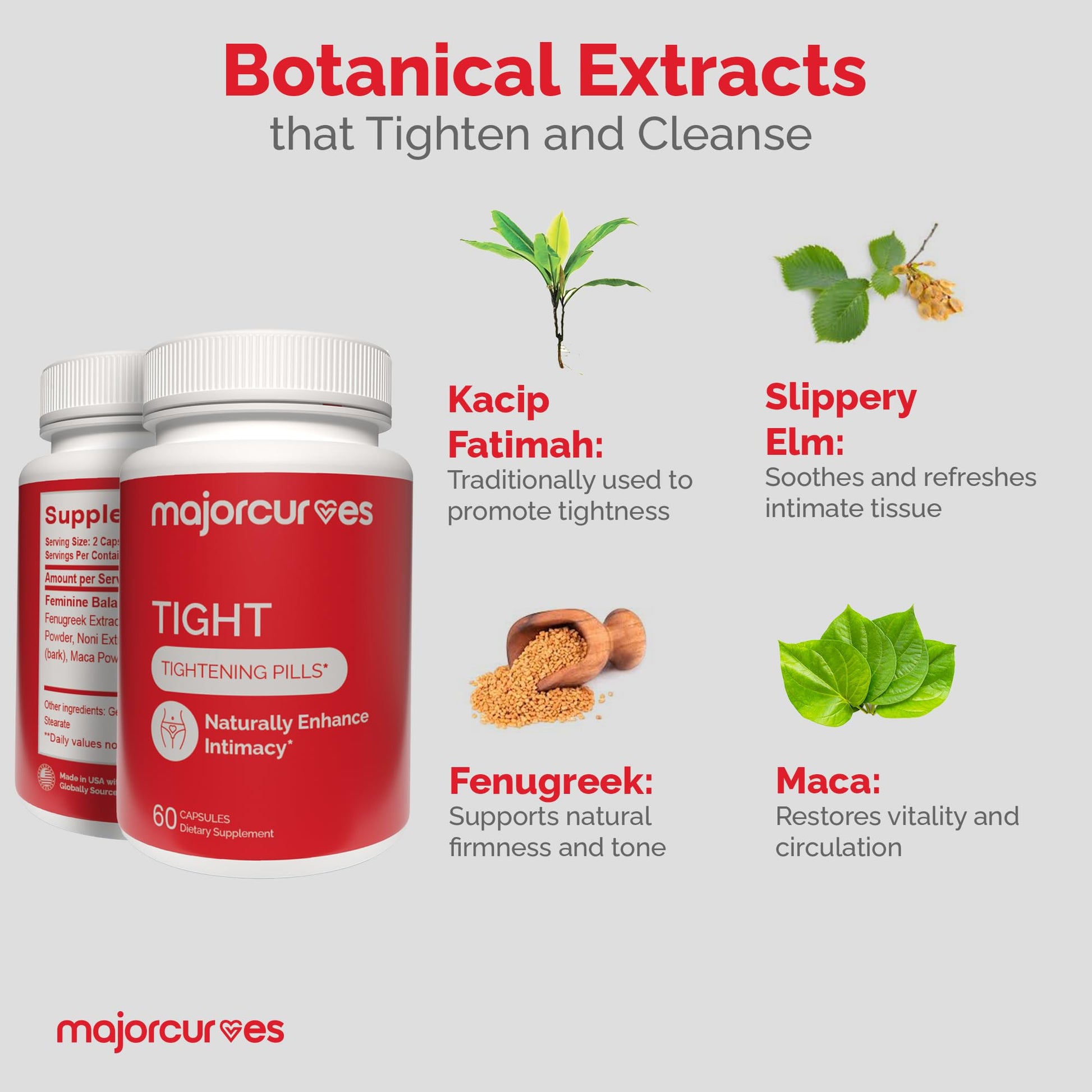 Major Curves Vaginal Tightening Pills – Feminine Support Supplement for Tone, Moisture & Intimate Wellness – V Rejuvenation & Odor Control with Herbal Extracts – Made in USA Major CurvesAu supplements