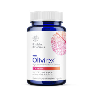 Biocidin Olivirex - Oleuropein Olive Leaf Extract Capsules - High Potency, 18% Oleuropein - Promote Microbial & Immune Support - Professional-Grade Botanical Blend for Detox & Wellness (60 Capsules) Bio-Botanical ResearchUS supplements