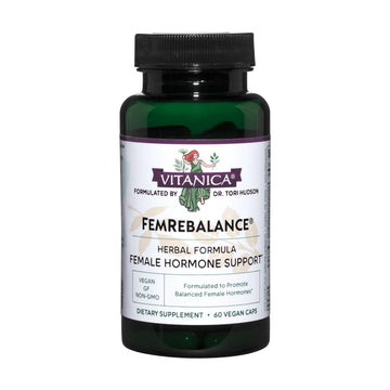 Vitanica FemRebalance, Hormone Balance Support for Women, Vegan, 60 Capsules VitanicaAu supplements